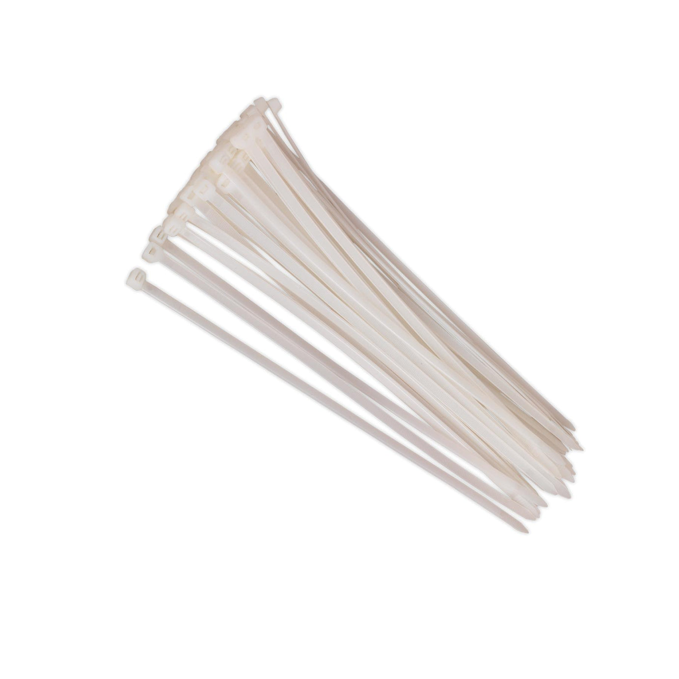 Sealey Cable Tie 380 x 4.8mm White Pack of 100