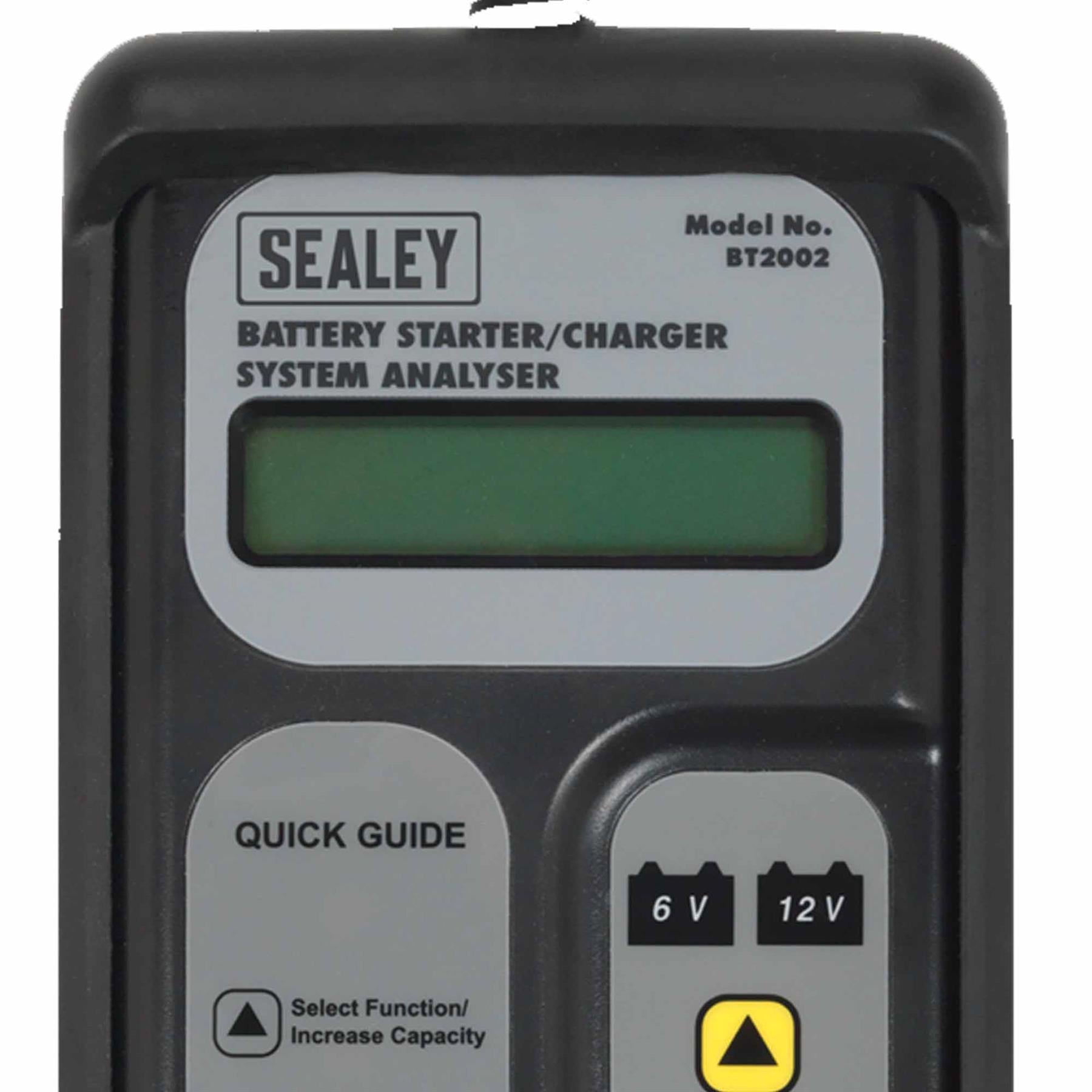 Sealey Digital Battery & Alternator Tester 6-12V Bat 6-24V Alt
