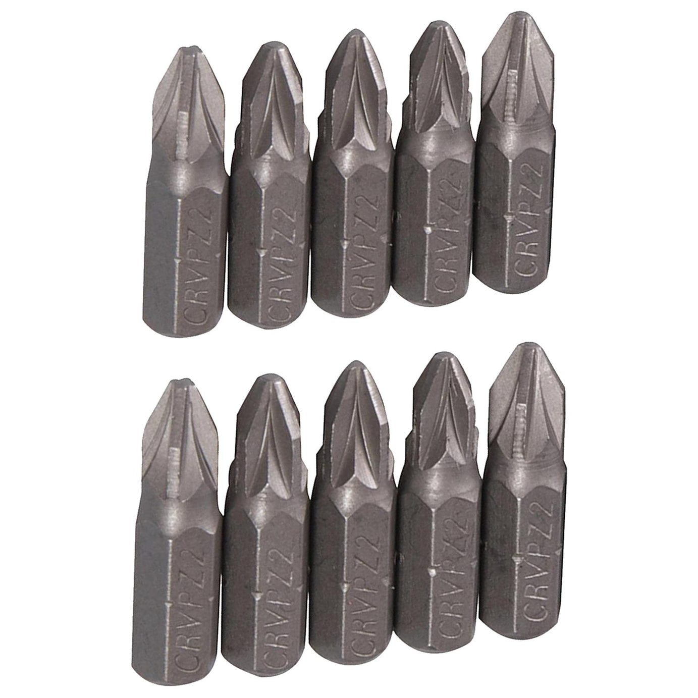 CR-V STEEL POZIDRIV SCREWDRIVER INSERT BITS Extra Tough Driver Screw PZ2