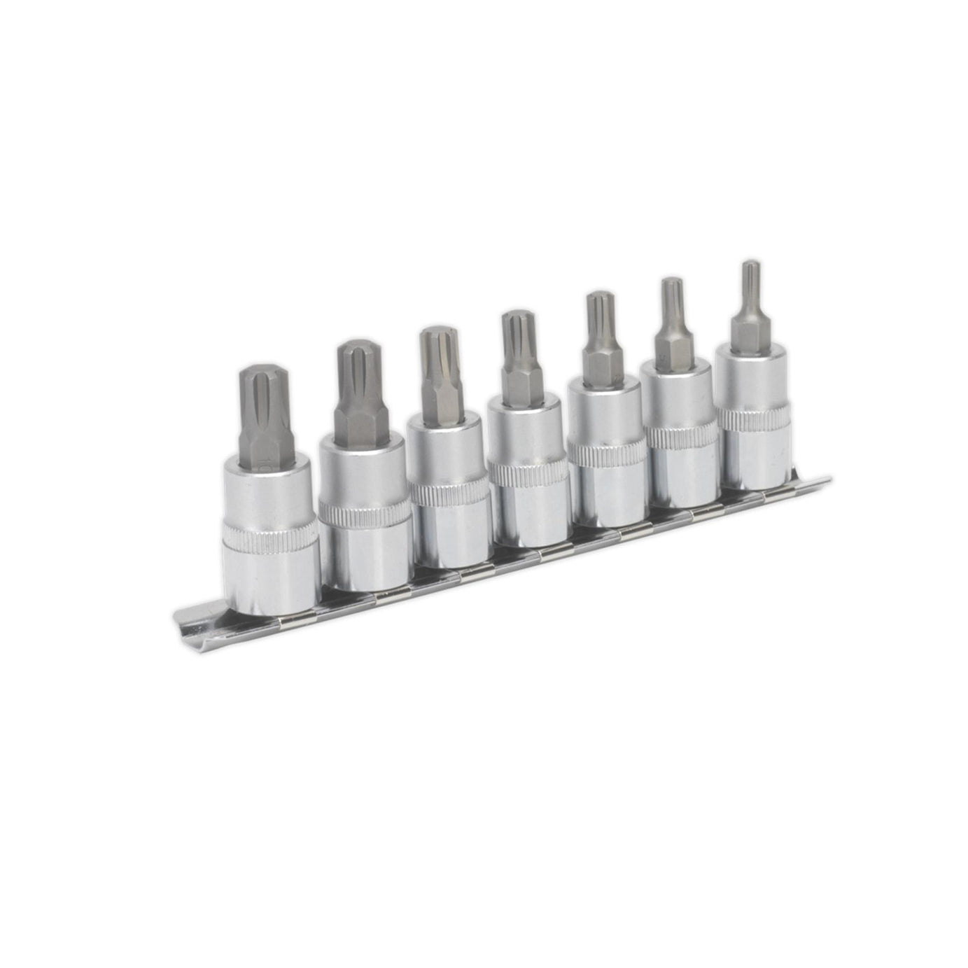 Sealey Ribe Socket Bit Set 7pc 3/8"Sq Drive 50mm