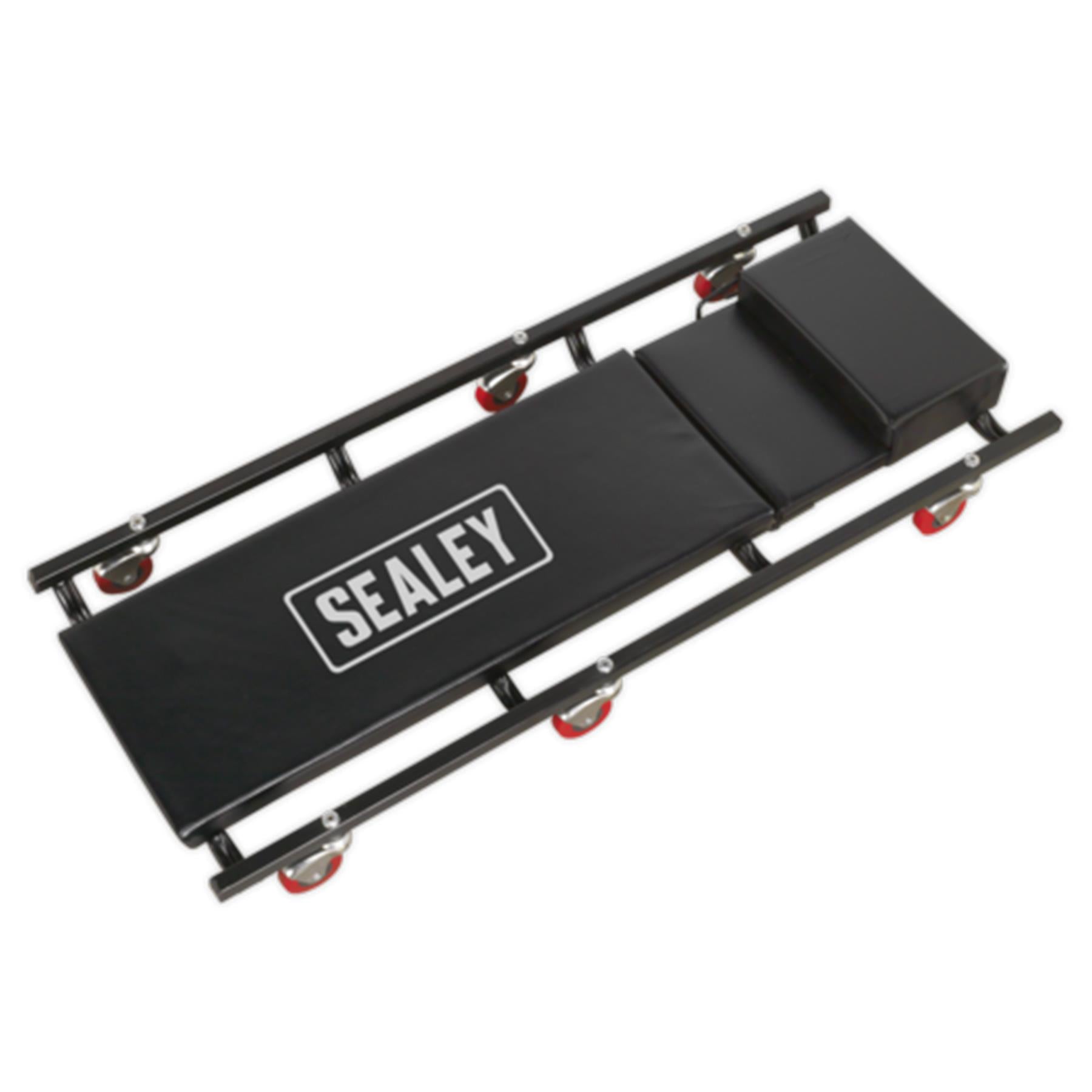 Sealey Creeper 40" with Steel Frame, 6 Wheels & Adjustable Headrest