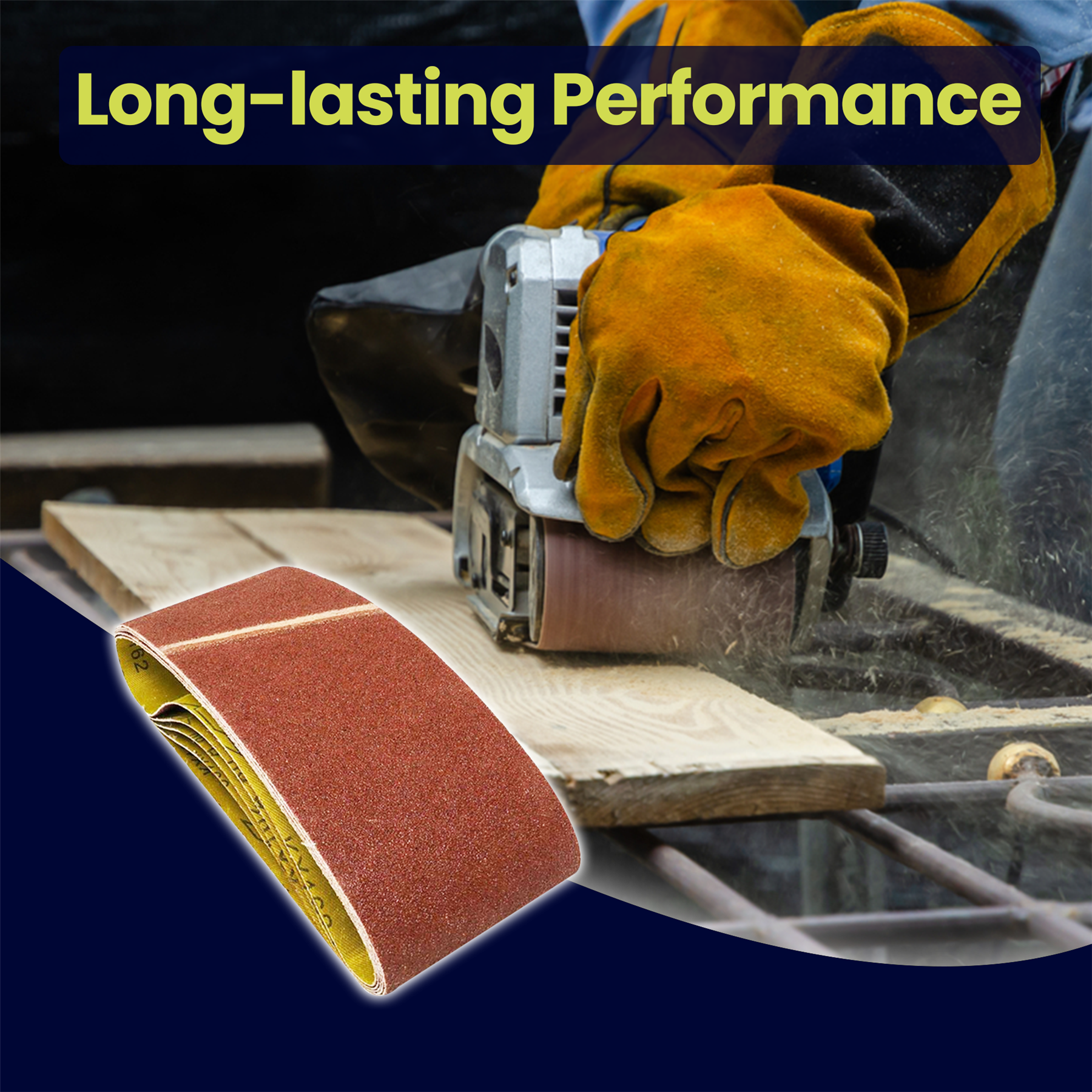 10 Pack 40 Grit 60 X 400mm Sanding Belts Sanders Very Coarse High Quality
