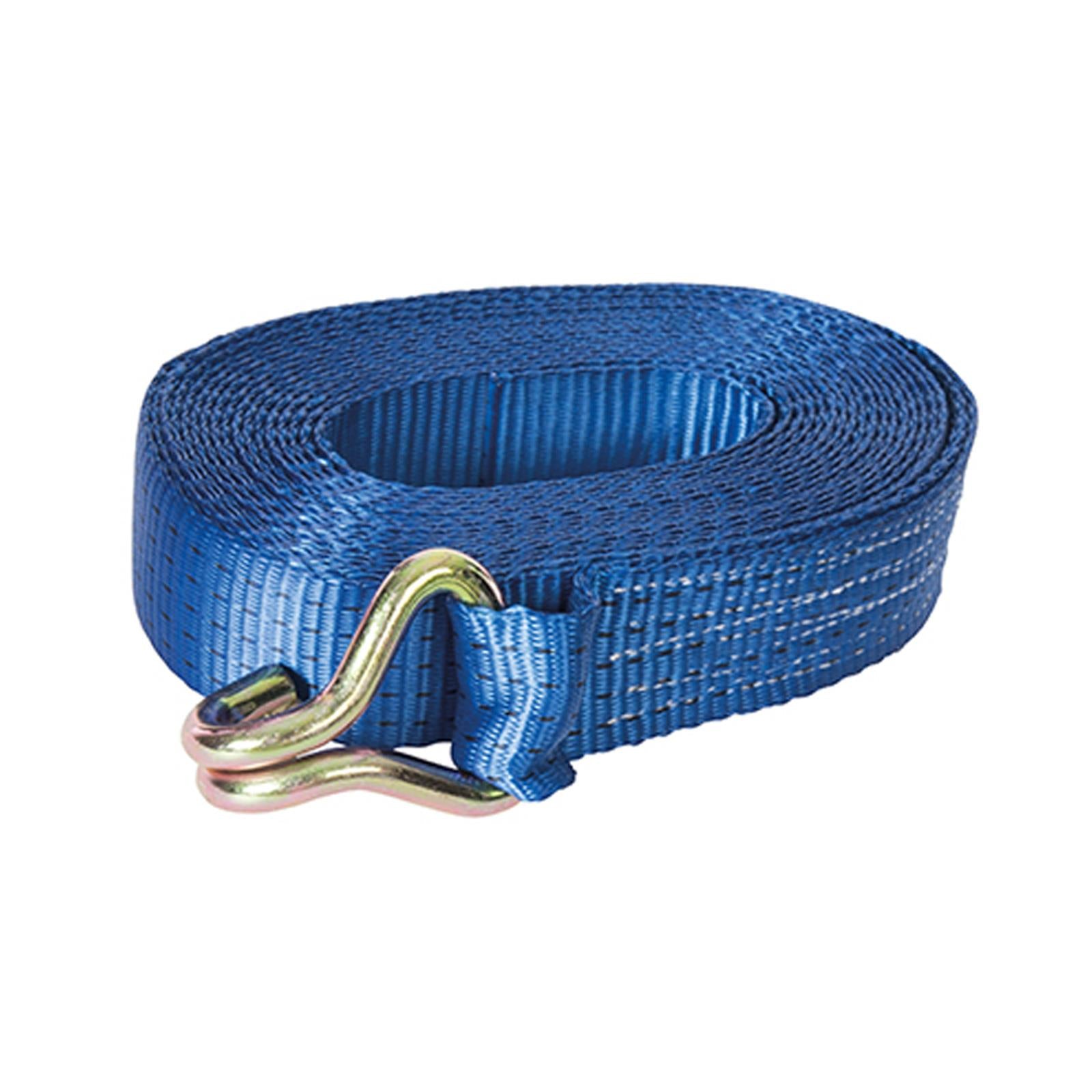 Ratchet Tie Down Strap J-Hook 8M X 50mm Rated 1700Kg Capacity 4750Kg