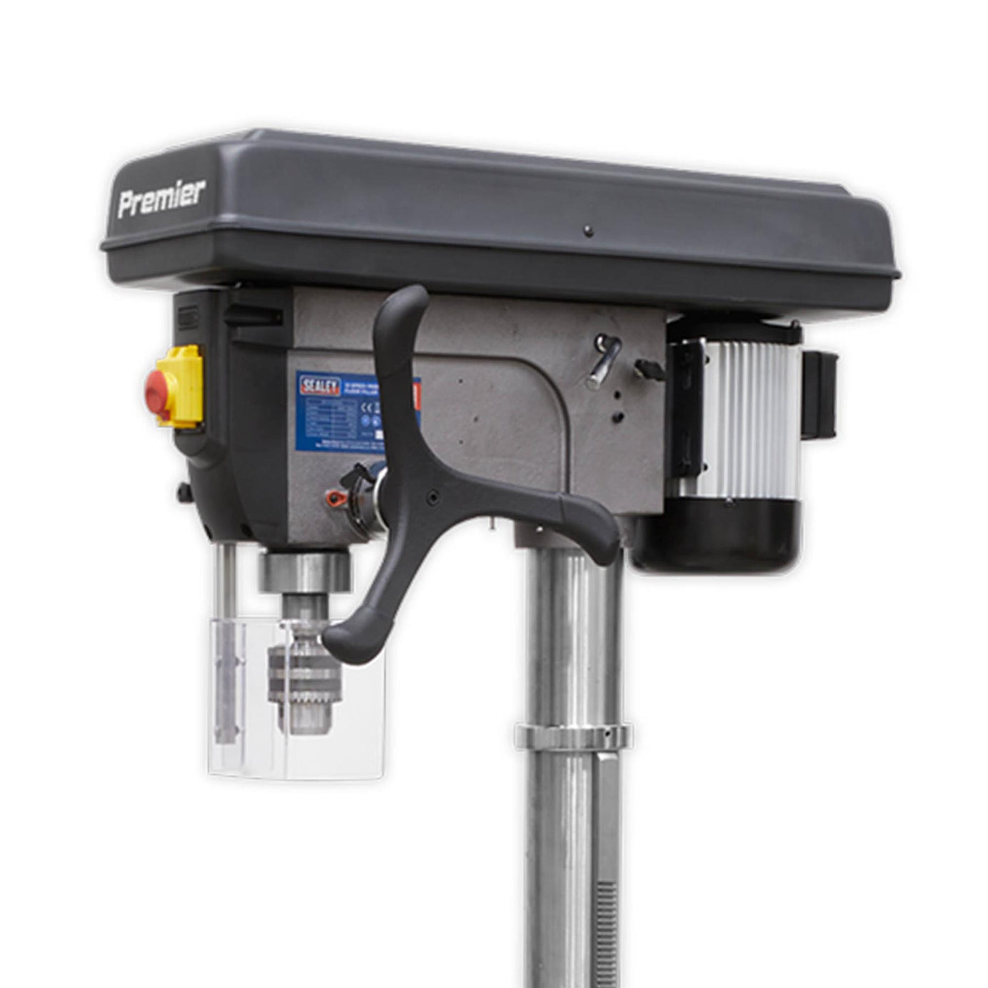 Sealey Pillar Drill Floor 12-Speed 1710mm Height 230V Garage Workshop DIY