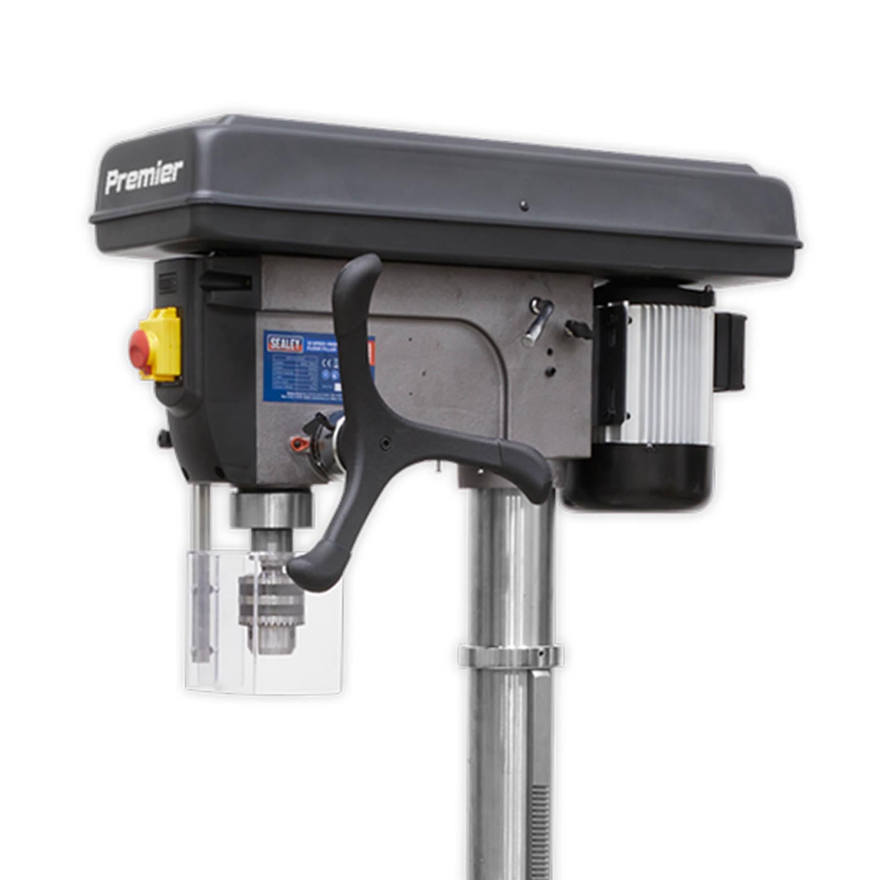 Sealey Pillar Drill Floor 12-Speed 1710mm Height 230V Garage Workshop DIY
