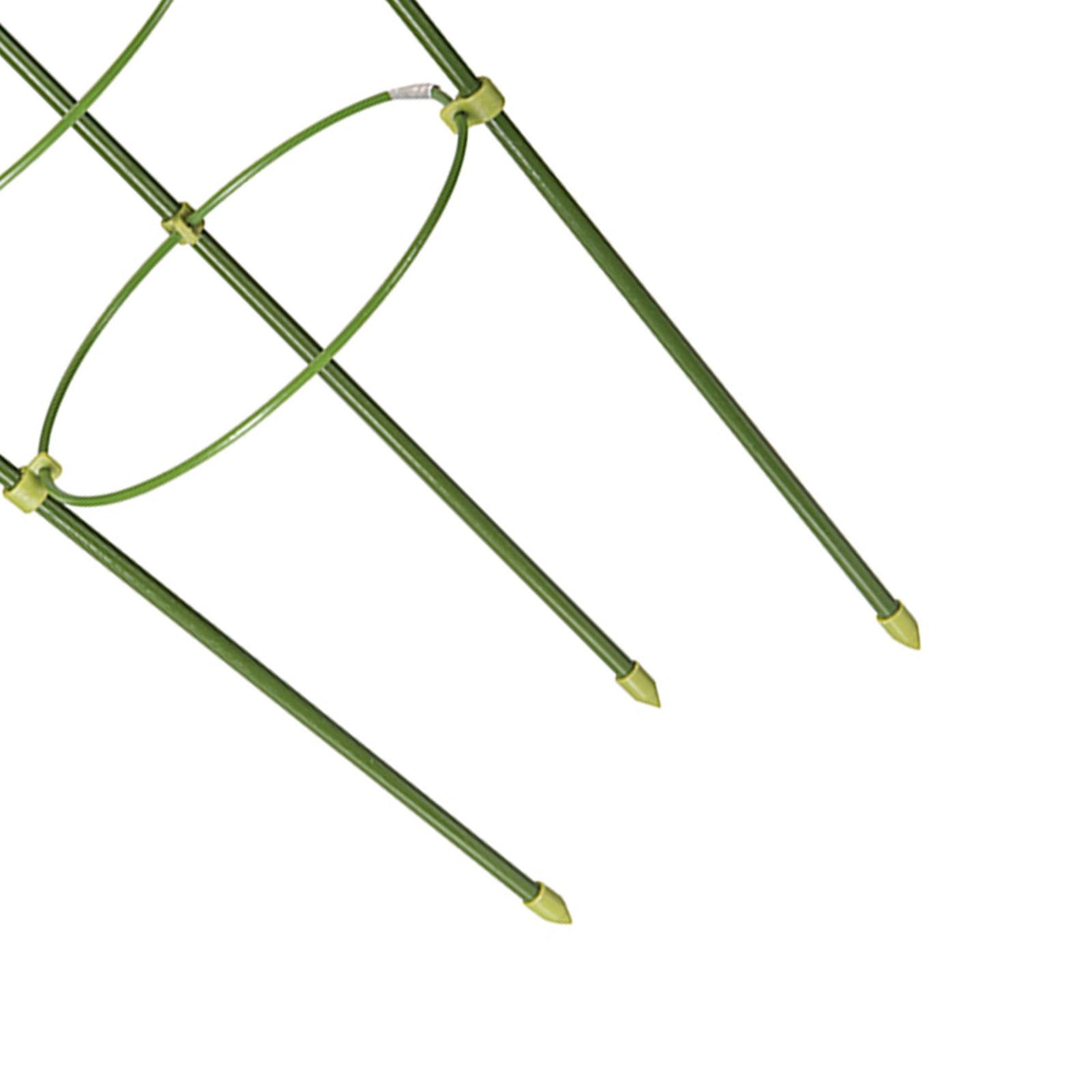 3 Ring Plant Support 450mm Aluminium And Green Plastic Construction New