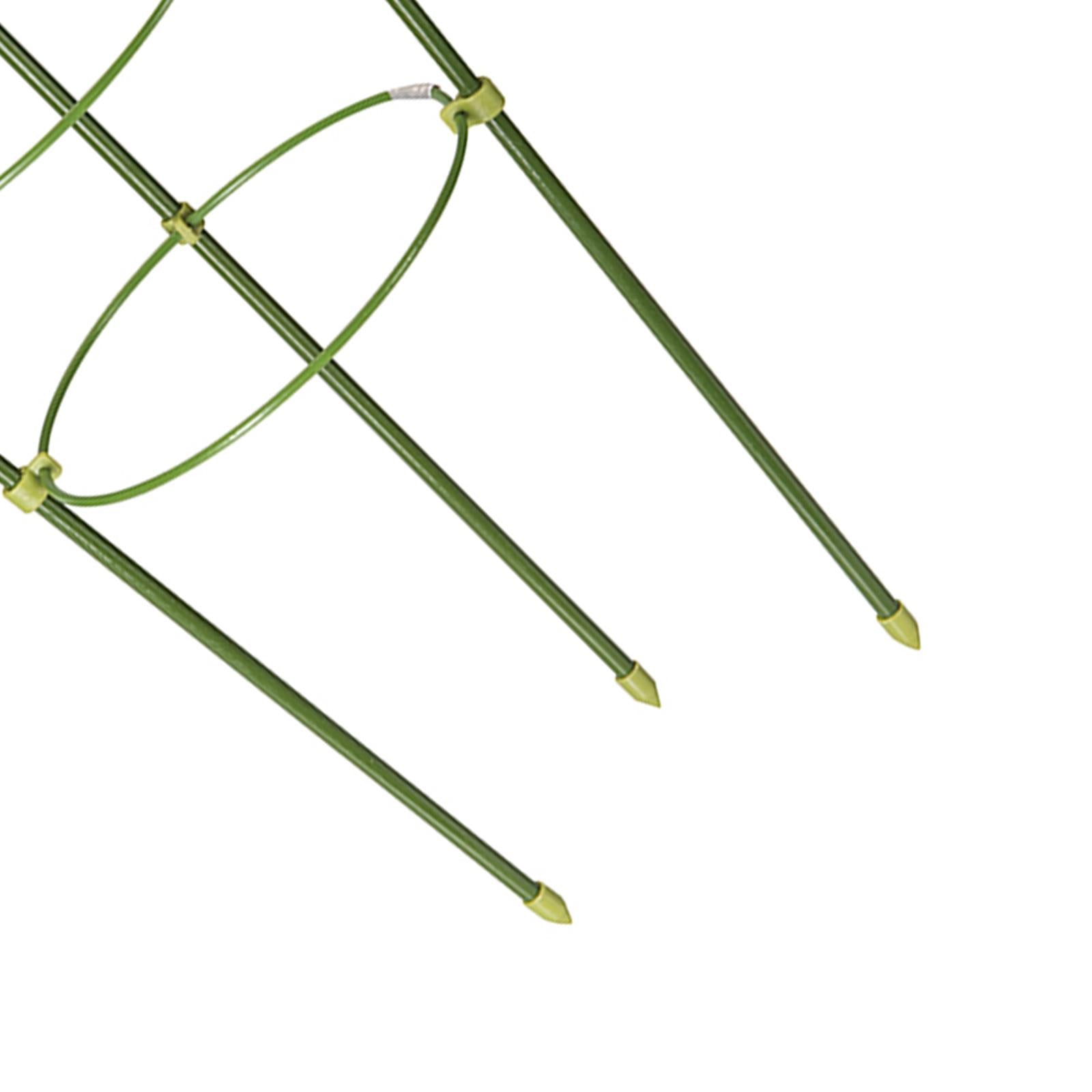 3 Ring Plant Support 450mm Aluminium And Green Plastic Construction New