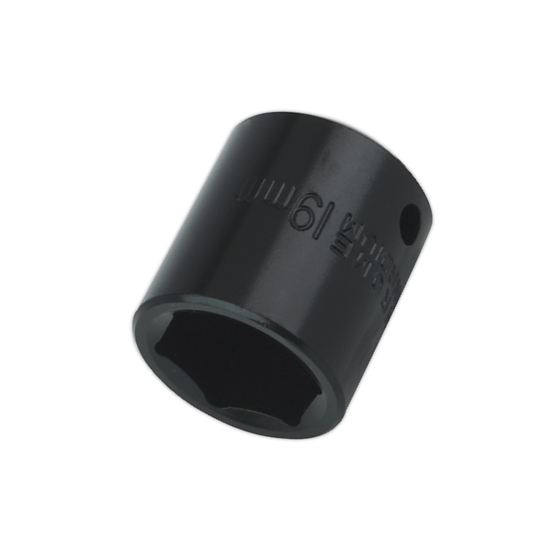 Sealey Impact Socket 19mm 3/8"Sq Drive
