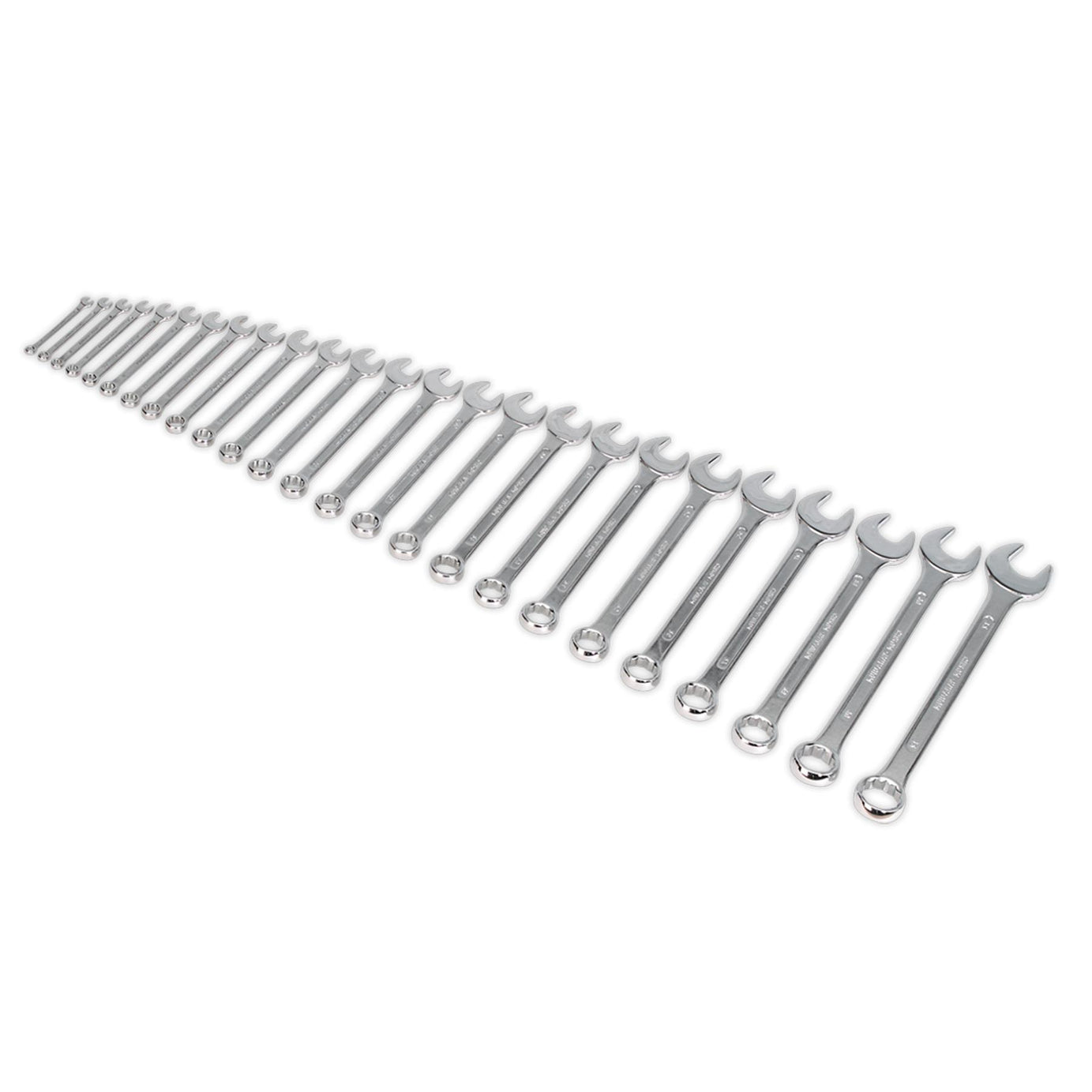Sealey Combination Spanner Set 25pc Jumbo Metric