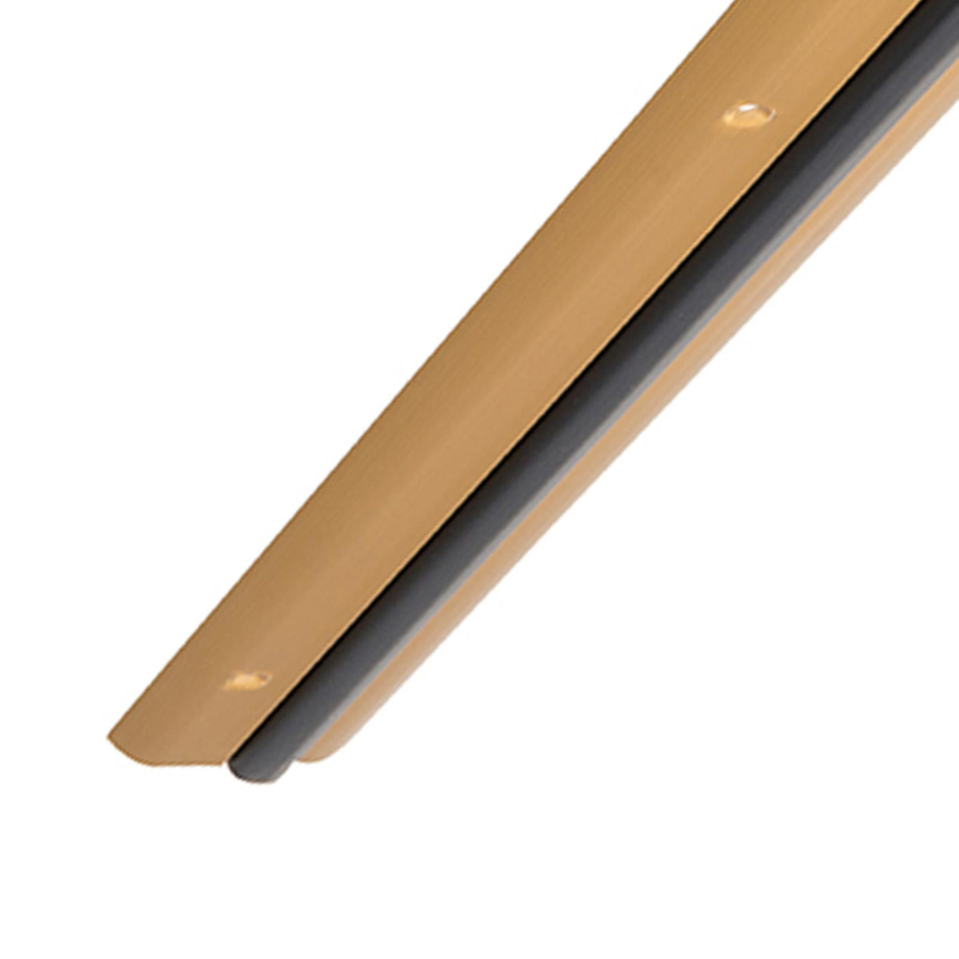 Compression Threshold Weather Door Sill Rubber Draught Excluder Seal- Gold