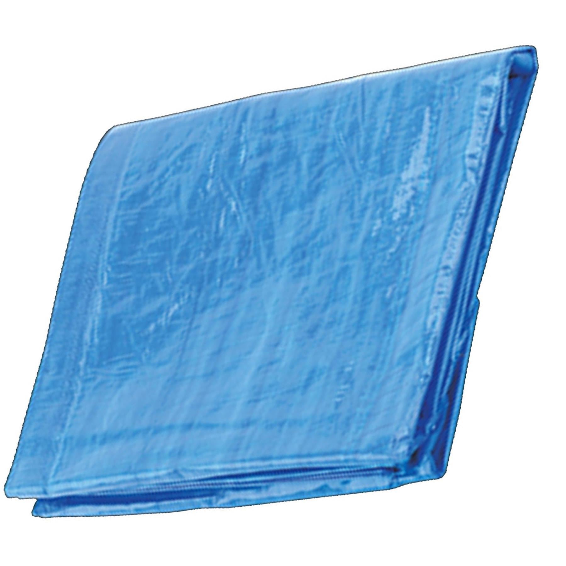 Tarpaulin 3.05 x 3.66m Blue Tear-Proof And Waterproof Sealey