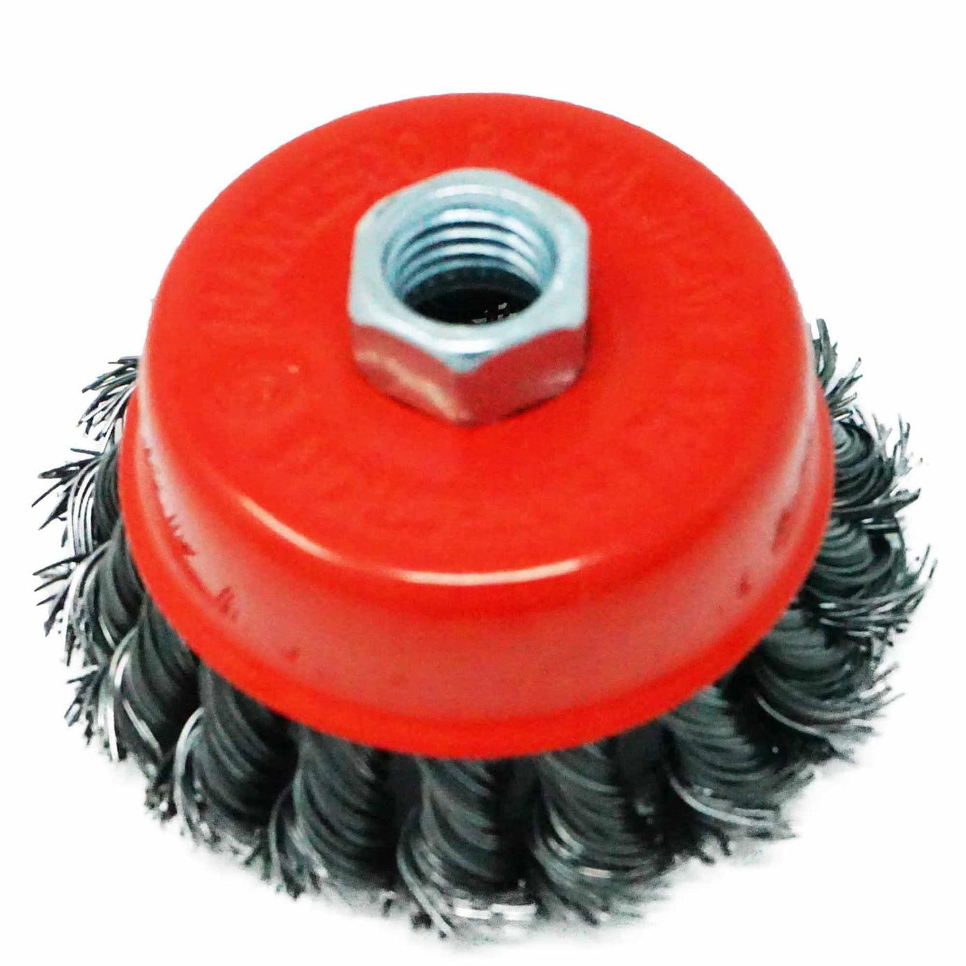 Twist Knot Wire Wheel Cup Brush 3" M14 for 4.5" 115mm 9" Angle Grinder