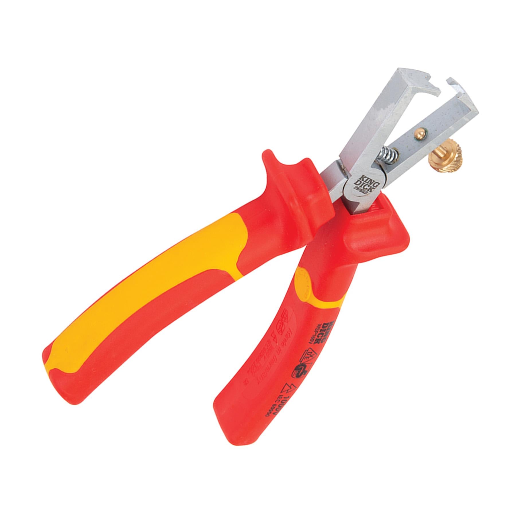 King Dick VDE Wire Stripping Pliers 160mm  High-Grade Steel