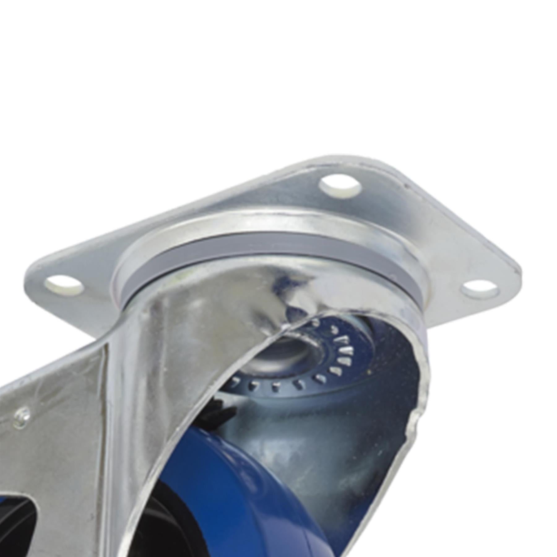 Sealey Castor Wheel Swivel Plate with Total Lock 160mm
