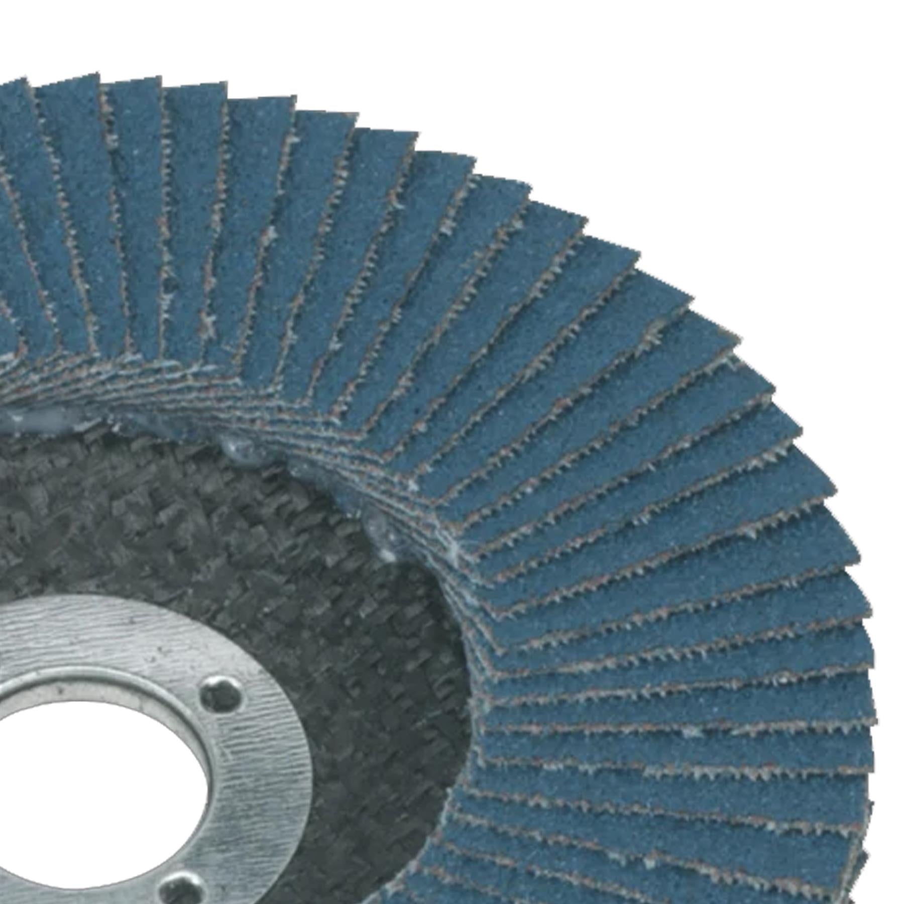 Sealey Flap Disc Zirconium 100mm 16mm Bore 80Grit