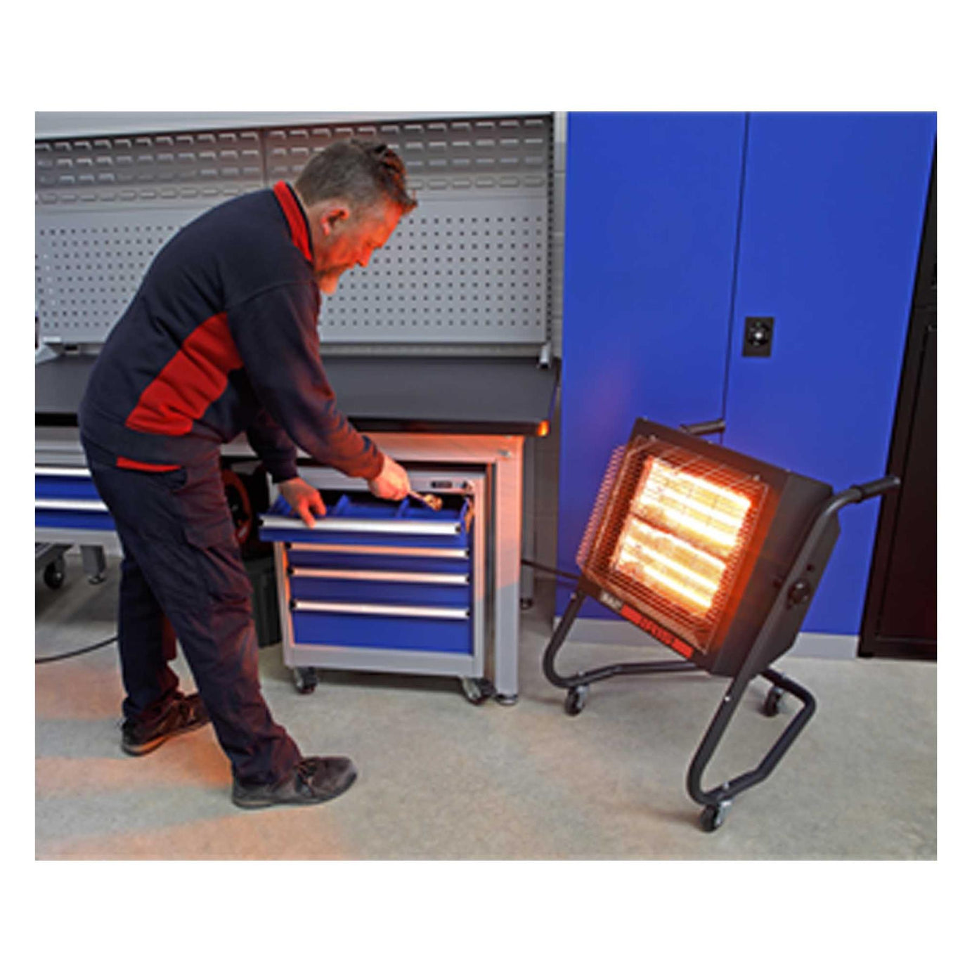 Sealey Infrared Heater 1.2/2.4kW 110V