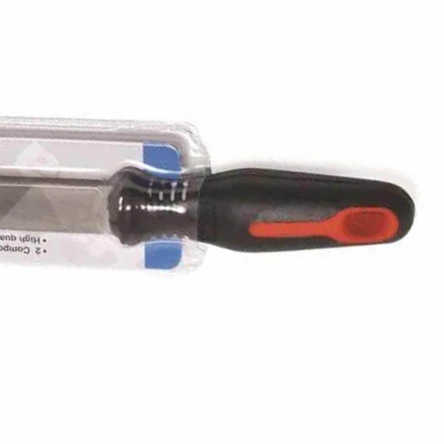 Large 8" Flat File 200mm Engineers Cross Second 2nd Cut Hand Filer Wood Metal