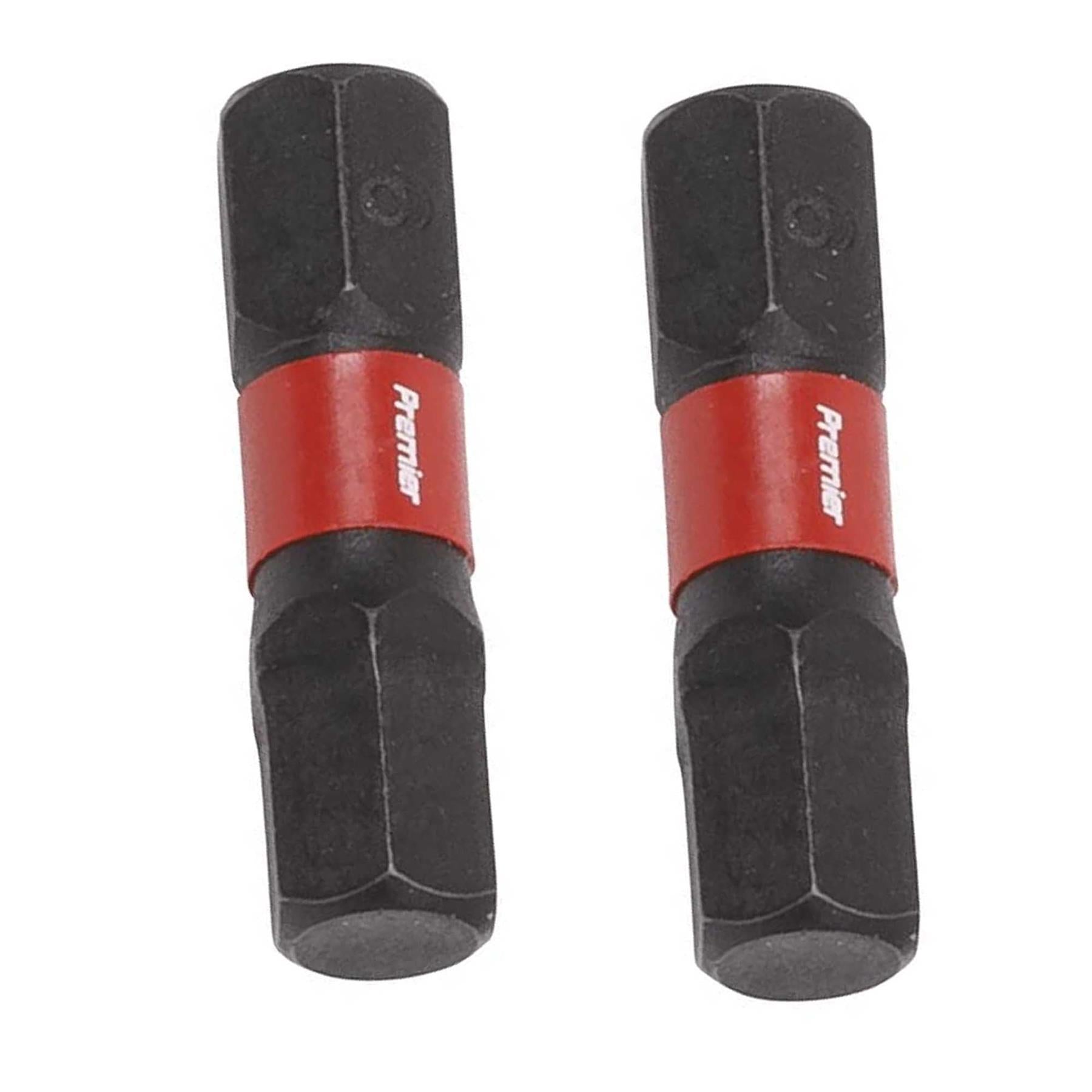 Hex 6mm Impact Power Tool Bits 25mm - 3pc