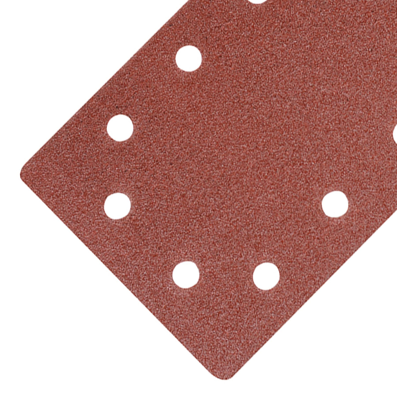 1/2 Punched Sanding Sheets 10Pk Grit 80 Hook & Loop Aluminium Oxide Construction
