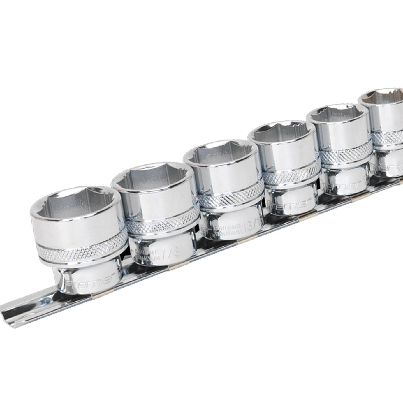 Sealey Socket Set 11pc 3/8"Sq Drive Lock-On 6pt Imperial