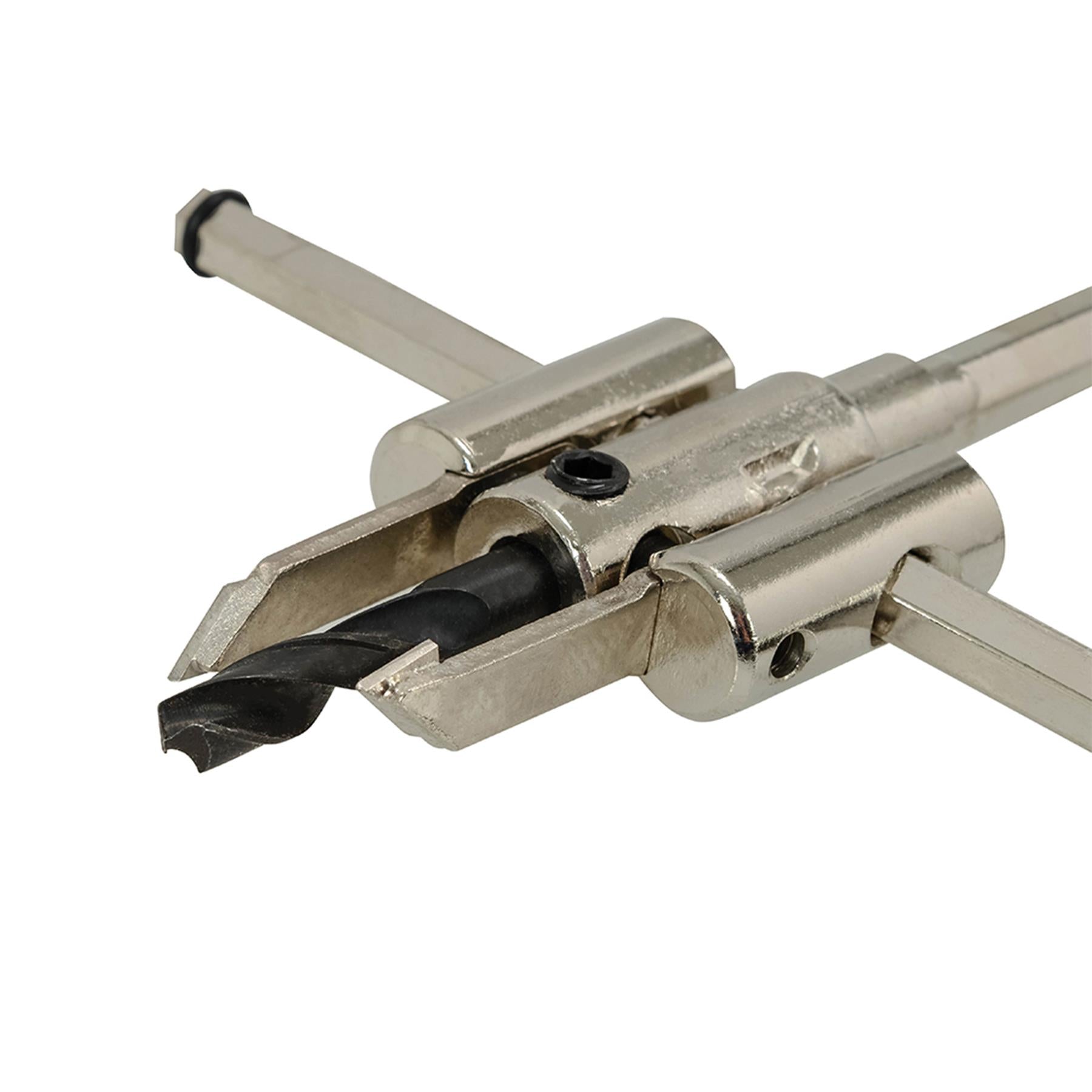 Adjustable Hole Cutter 30 - 120mm Cuts Holes Quickly And Easily Brand New