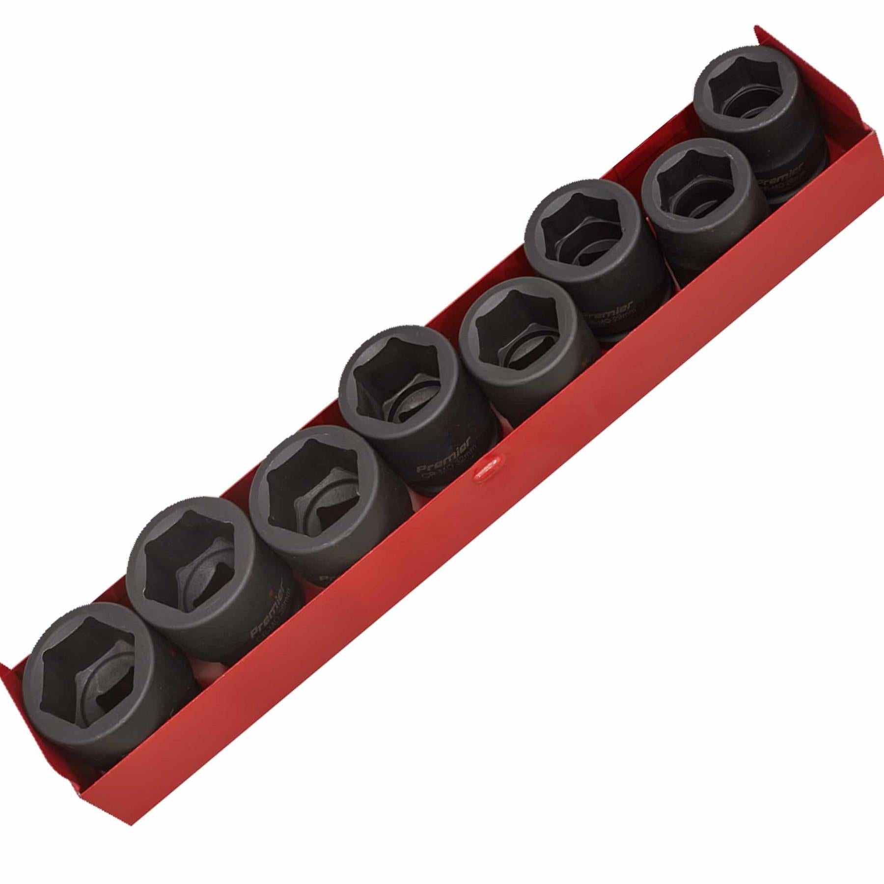 Sealey Impact Socket Set 8pc 3/4"Sq Drive Metric