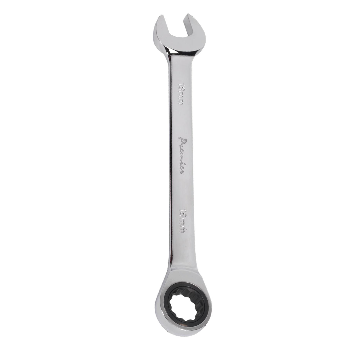 Sealey Ratchet Combination Spanner 18mm Chrome Vanadium