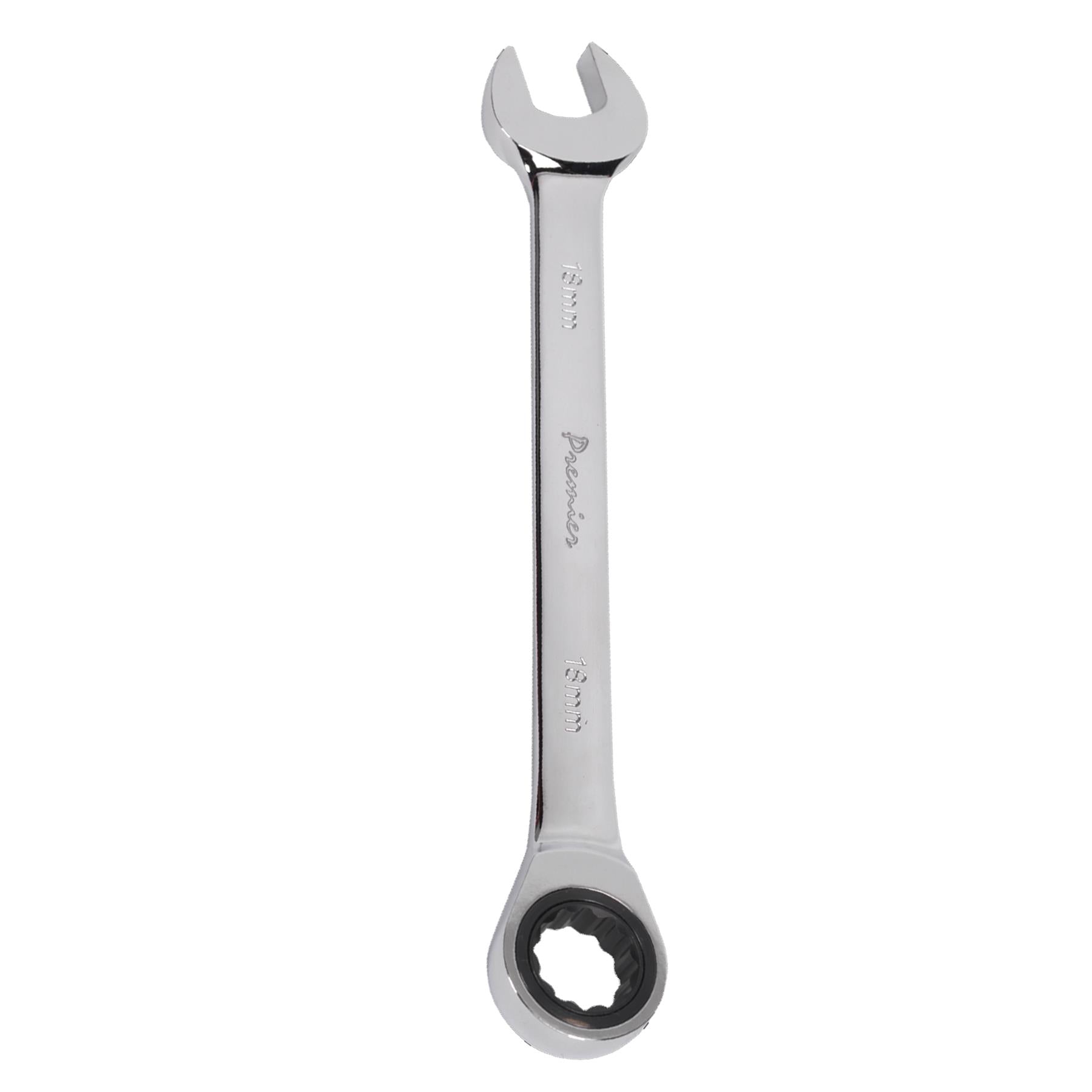 Sealey Ratchet Combination Spanner 18mm Chrome Vanadium