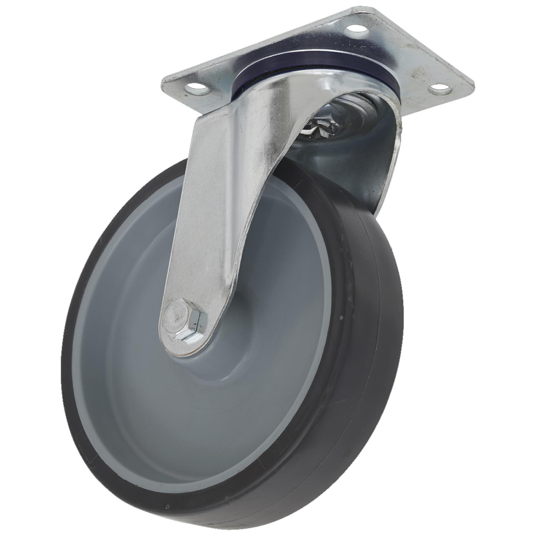 Sealey Medium-Duty Thermoplastic Swivel Castor Wheel 75mm