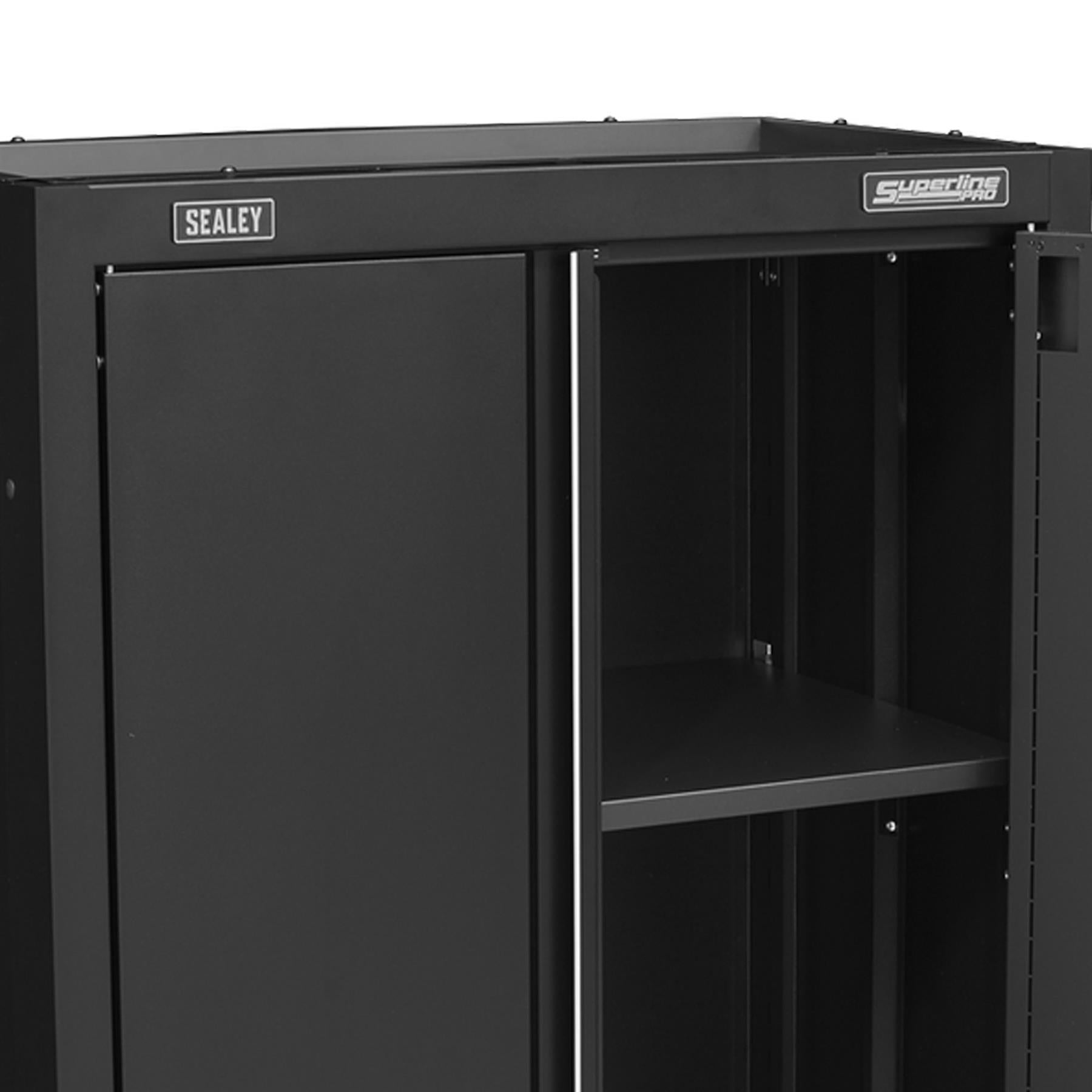 Sealey Modular Stacking Cabinet Fitted with magnetic door latches