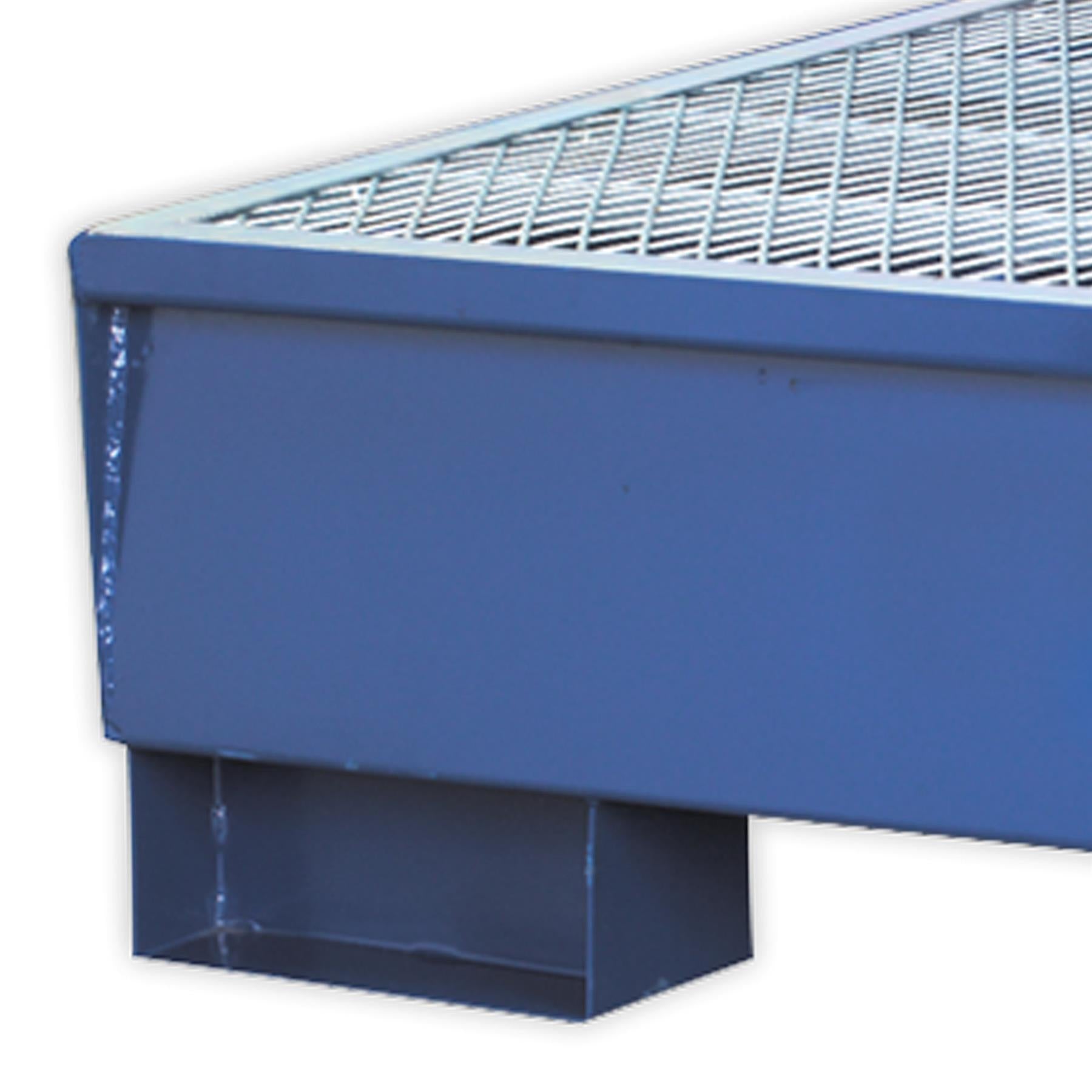 Sealey Barrel Bund 1340 x 800 x 335mm Heavy-duty 1.75mm steel.