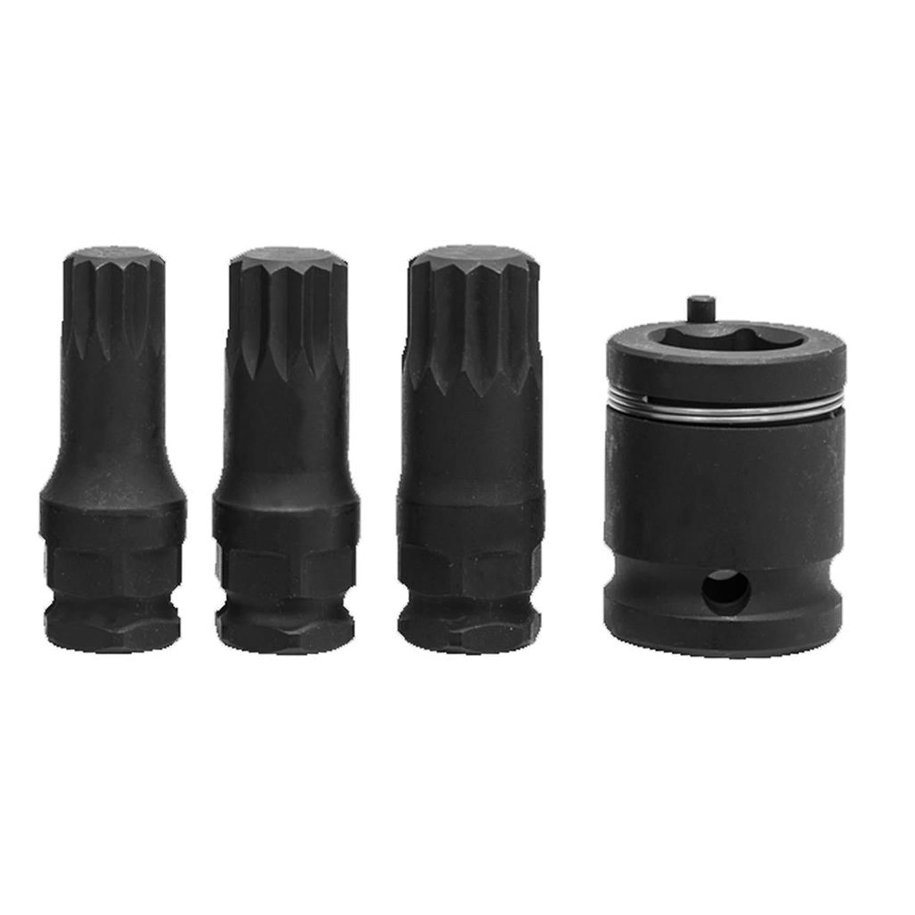 Sealey Impact Spline Socket Bit Set 8pc 3/8"Sq Drive