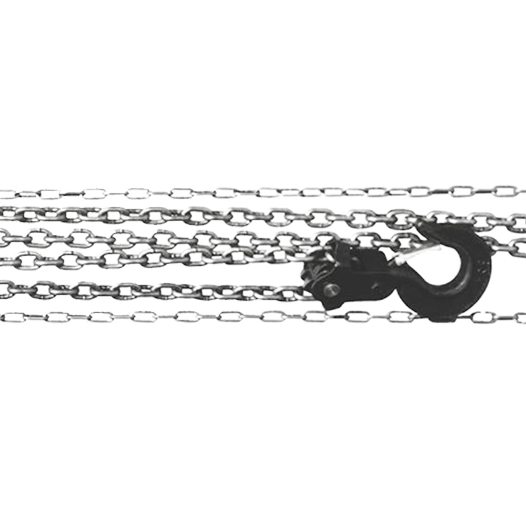 Chain Block Hoist 3000Kg / 3M Lift Height Durable Galvanised And Hardened Alloy