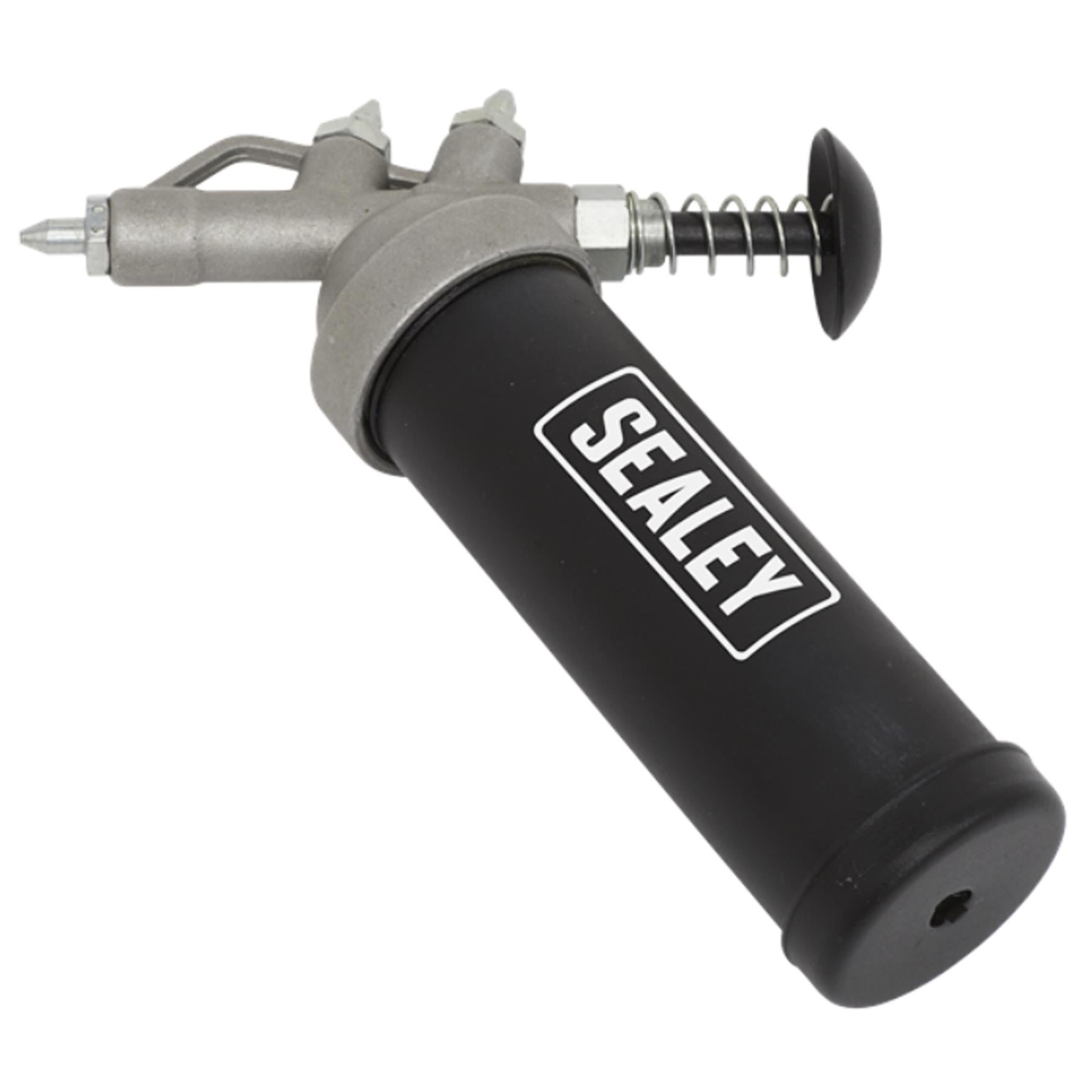 Sealey Push Type Mini Grease Gun With 0.7mm, 1.0mm and 1.4mm Nozzles