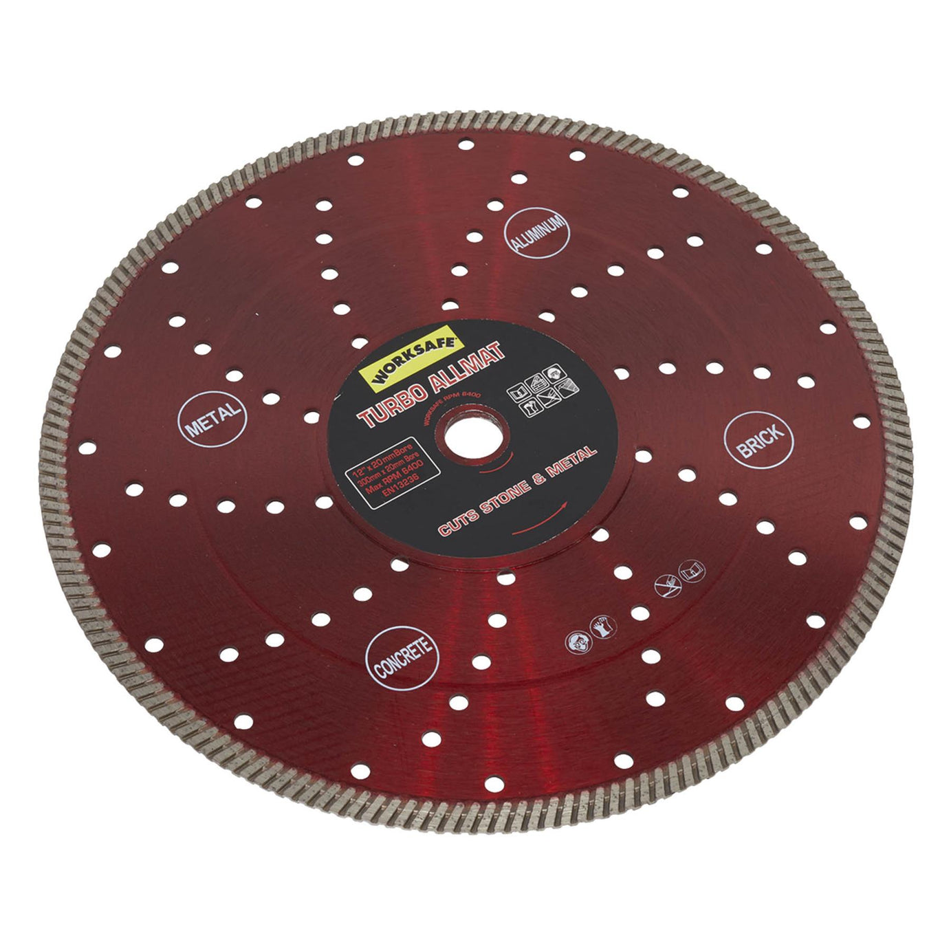 Sealey Turbo Allmat Diamond Blade Ø300 x 20mm