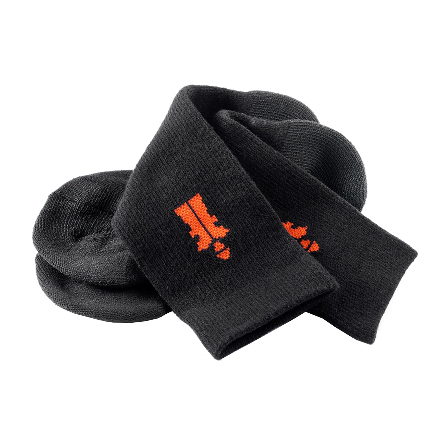 Scruffs Worker Socks Black 3pk Size 3 - 6.5 / 36 - 40