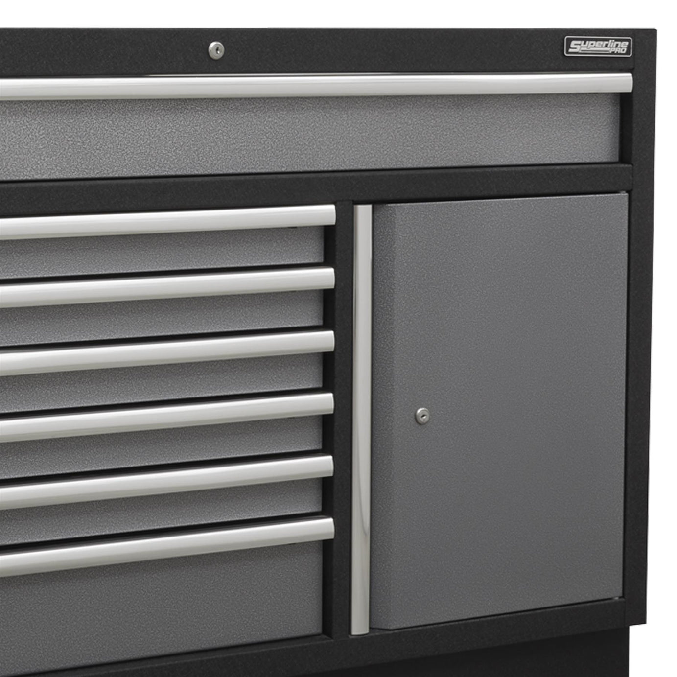Sealey Modular 7 Drawer Floor Cabinet  Aluminium drawer pulls 1360mm
