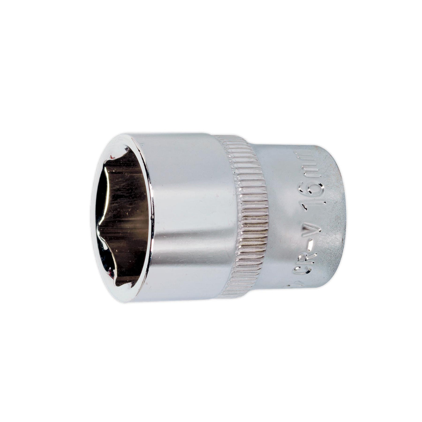 Sealey WallDrive Socket 16mm 3/8"Sq Drive Fully Polished
