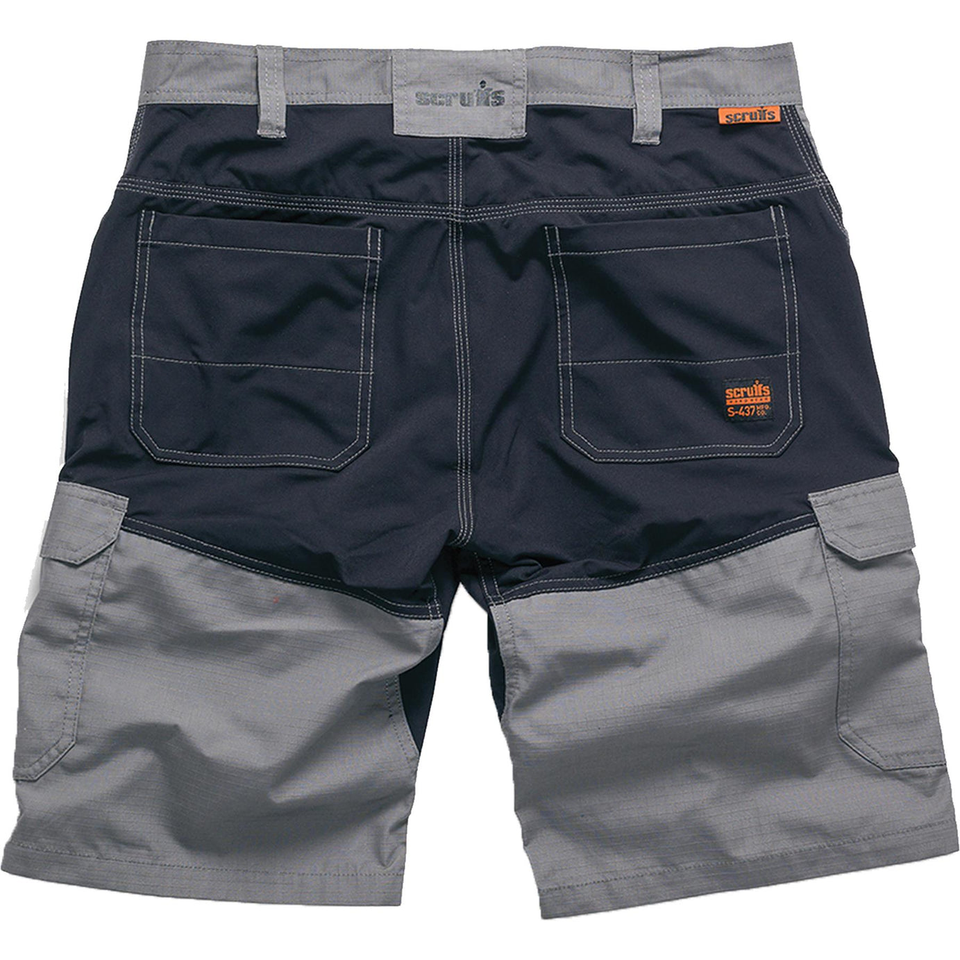 Scruffs Flex Work Shorts 30"W Men's Combat Cargo Trade Graphite