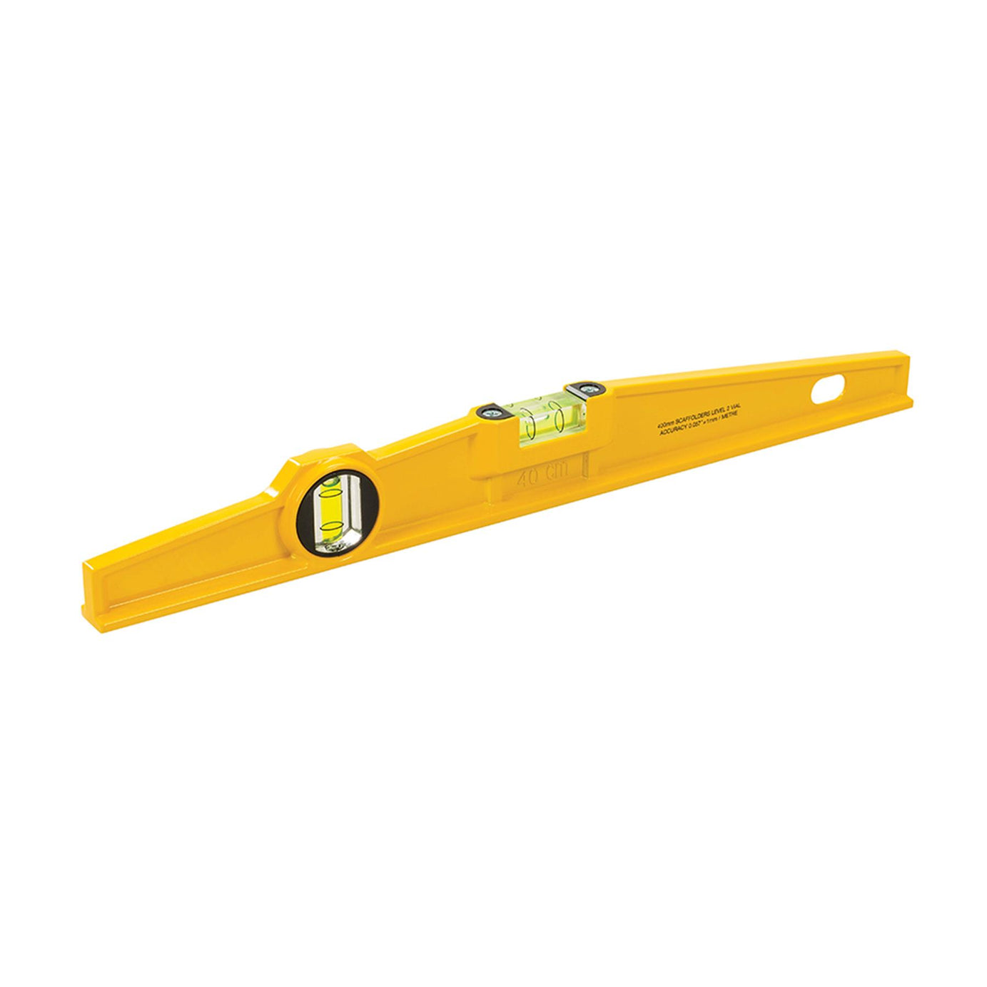 Heavy Duty Scaffolders Level 400mm Spirit Level Highly Accurate Builder Workshop