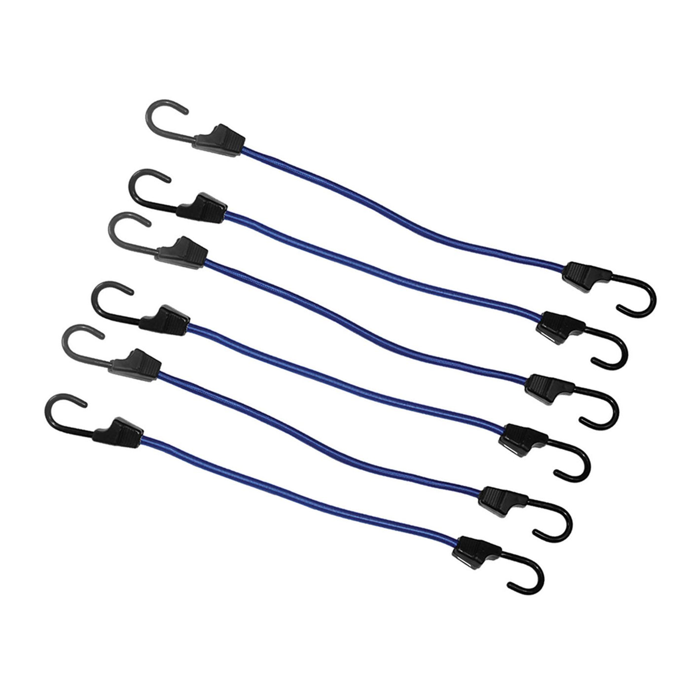 Bungee Cords 400mm Strong 6Pk Secure Luguage Load In Car Vans Bicycle Racks