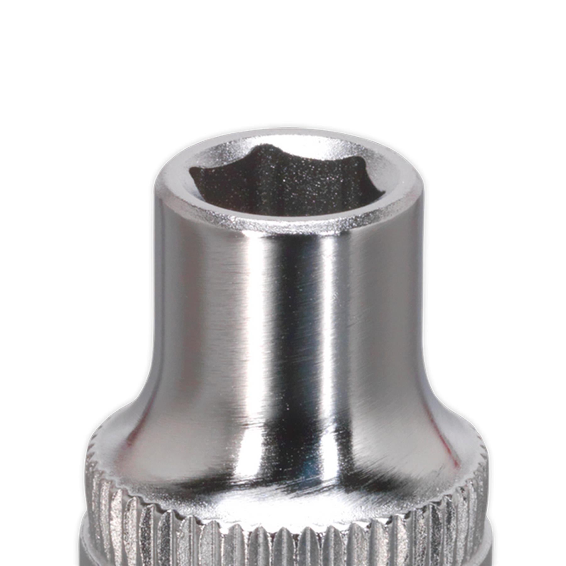 Sealey WallDrive Socket 7mm 3/8"Sq Drive Chrome Vanadium Steel