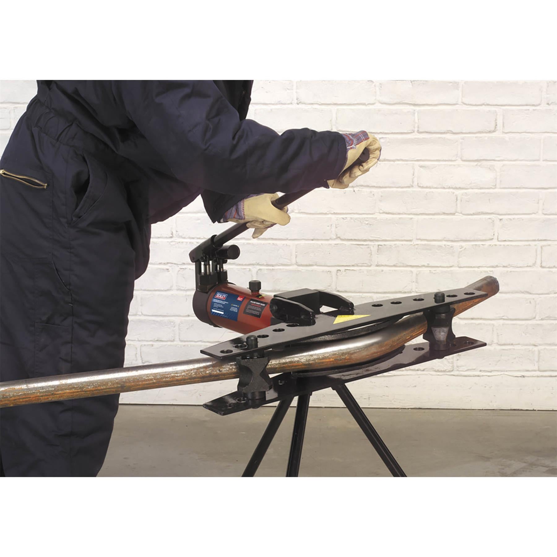 Sealey Industrial Hydraulic Pipe Bender with Stand 9tonne