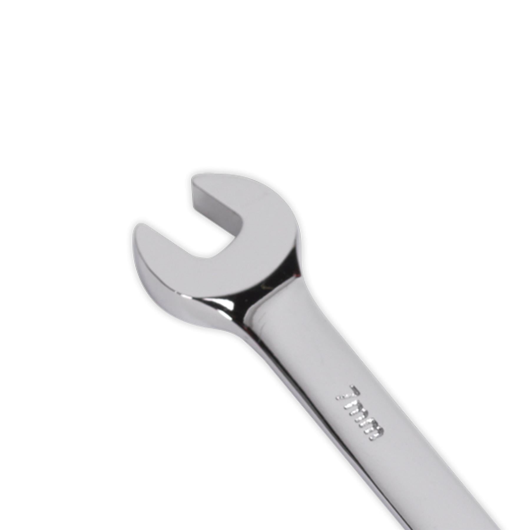 Sealey Ratchet Combination Spanner 7mm Chrome Vanadium Steel