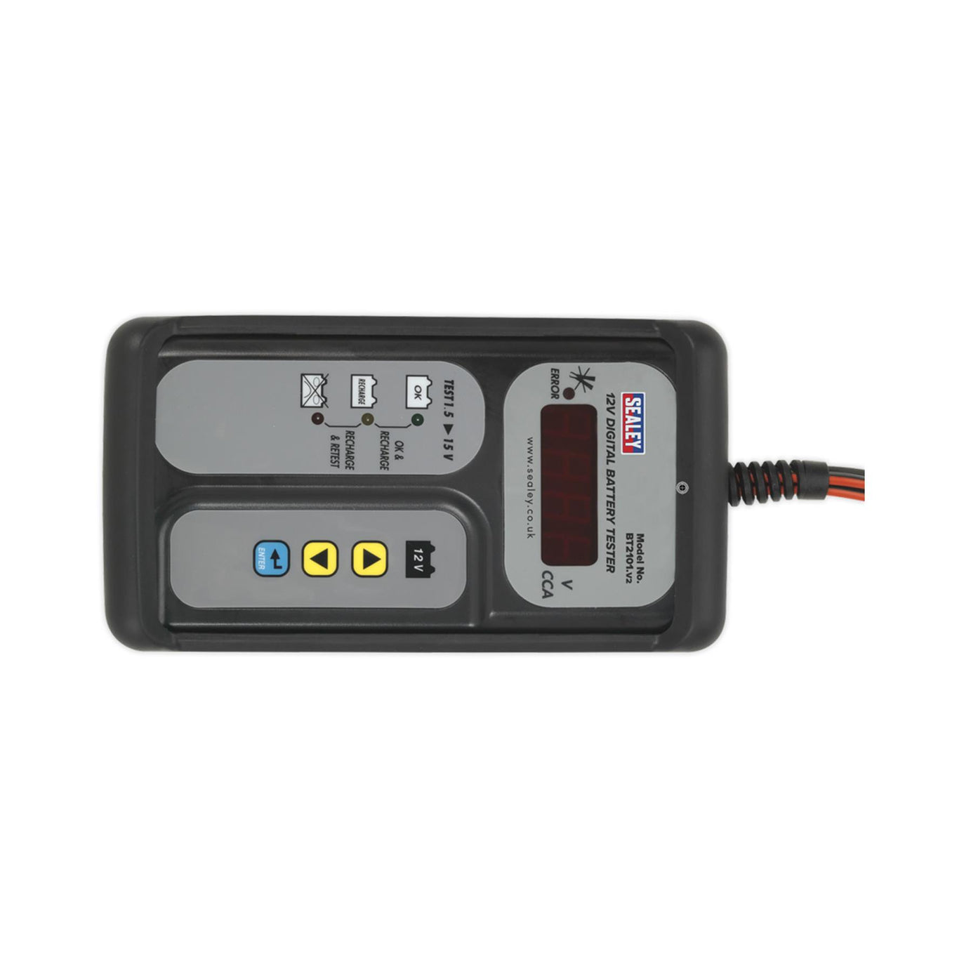 Sealey Digital Battery Tester 12V