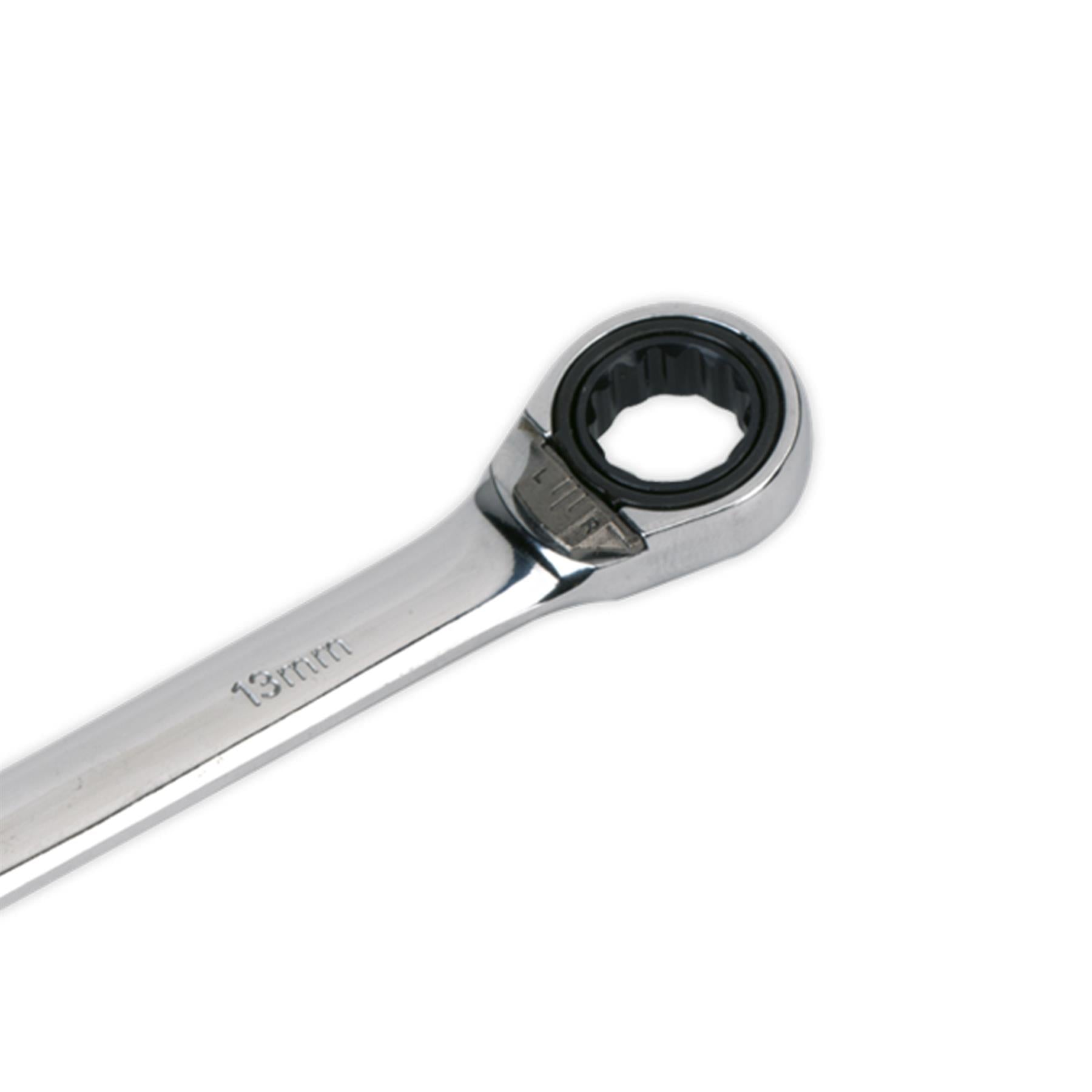 Sealey Reversible Ratchet Combination Spanner 13mm