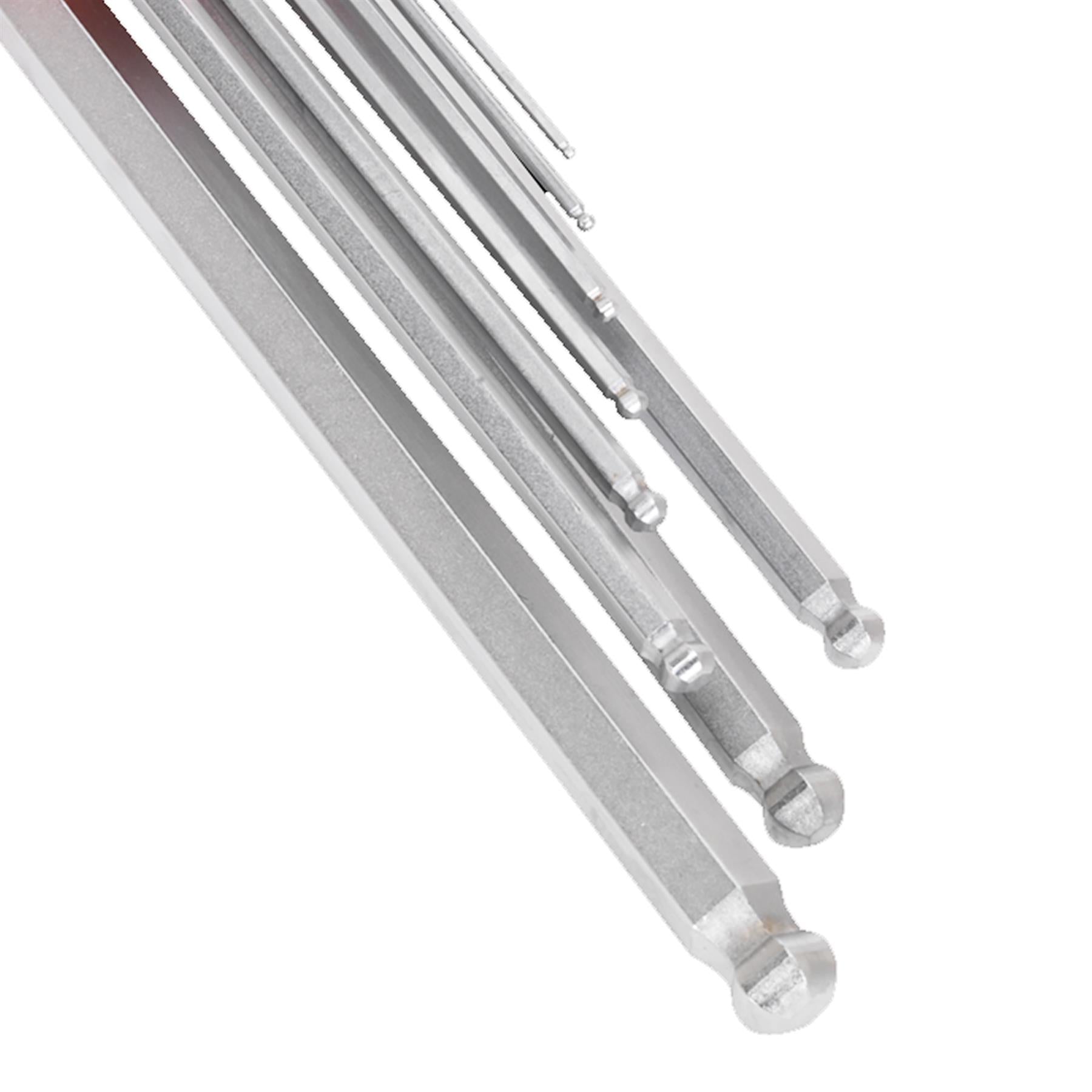 Sealey Ball-End Hex Key Set 9pc Extra-Long Metric