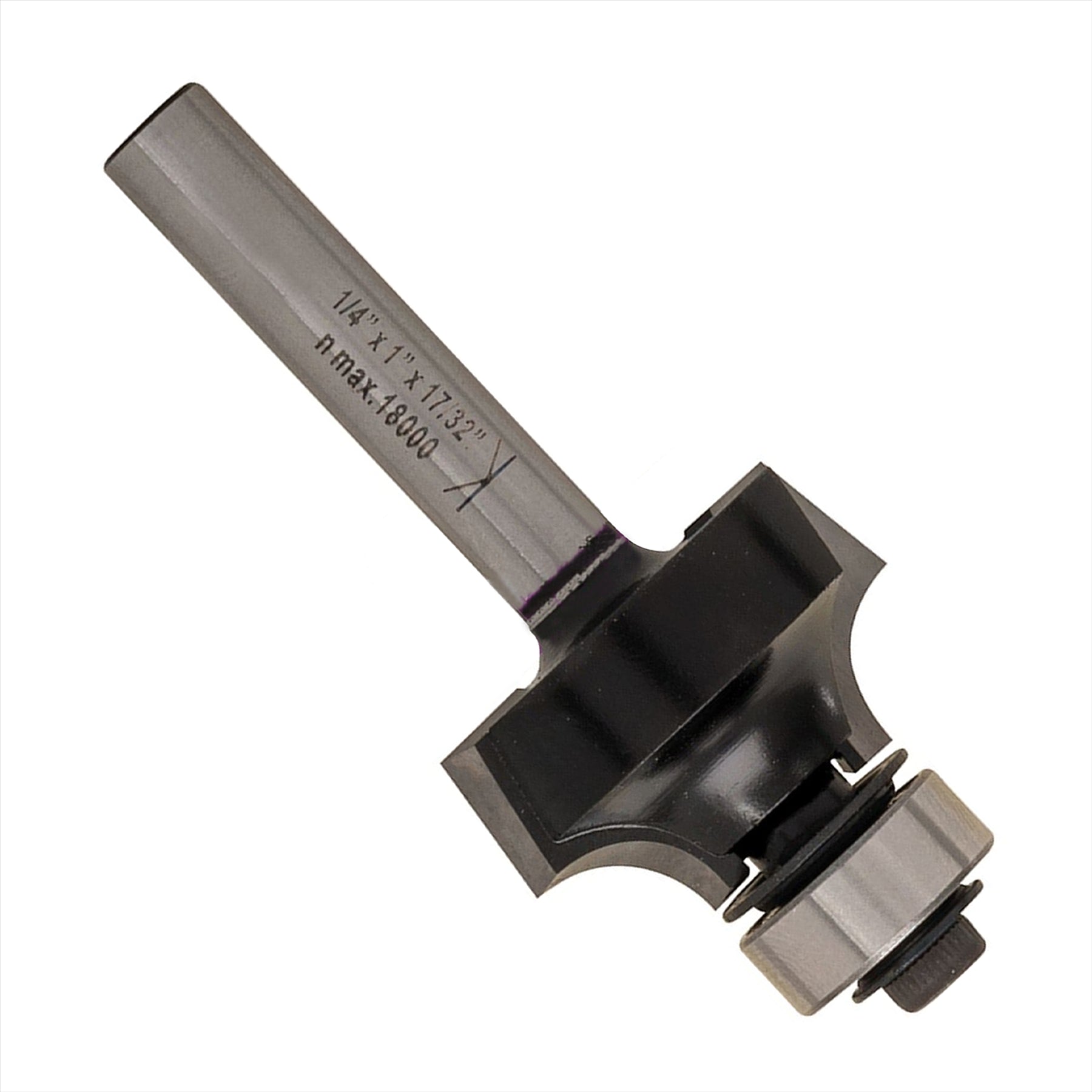 1/4" Roundover Bit 1" X 17/32" Single-Piece High-Strength Body High Quality
