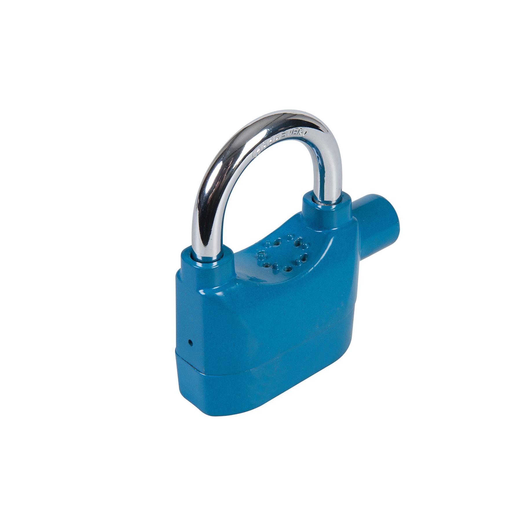 Alarm Padlock With Chrome Plated Shackle And Powder Coated Body 70mm