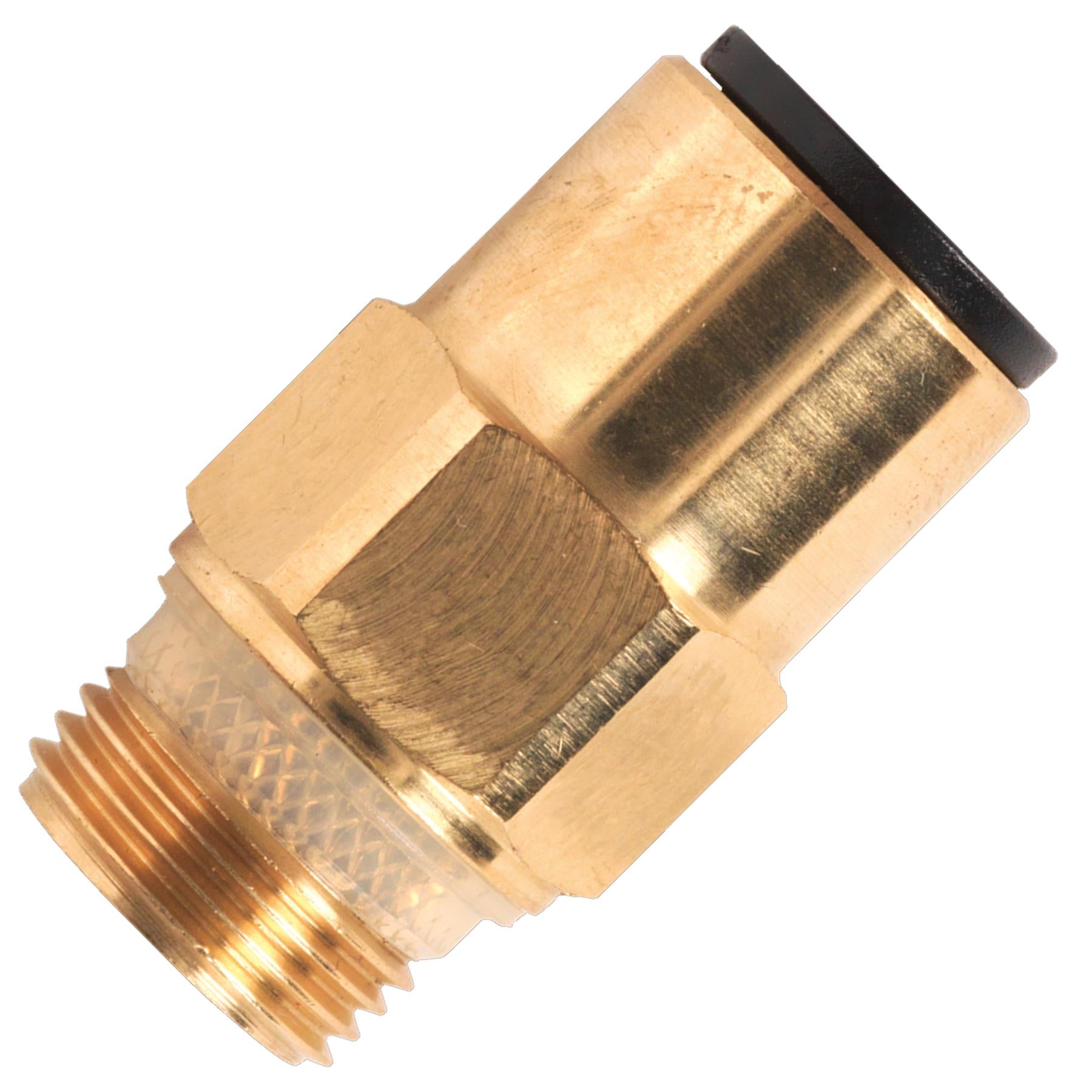 Sealey Brass SuperThread Str Adaptor 12mmx3/8"BSP Pk of 2(RM011213)
